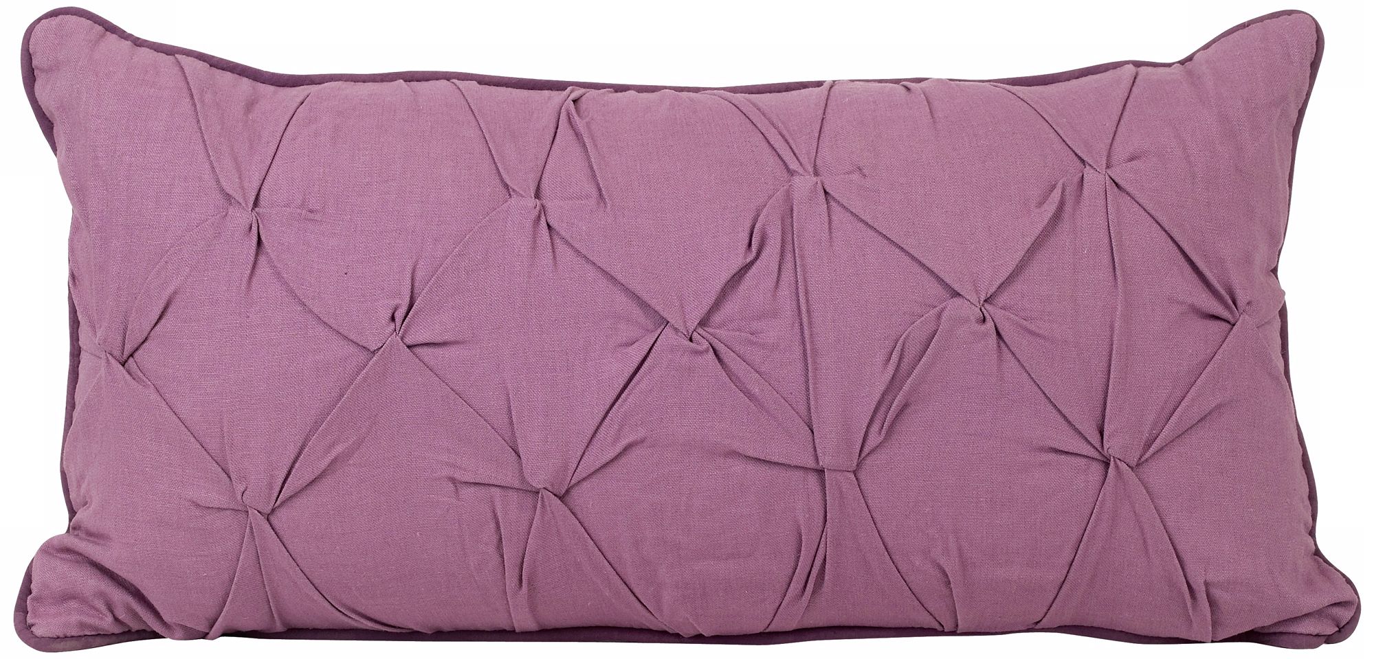 Daphne Aubergine Lumbar Pillow