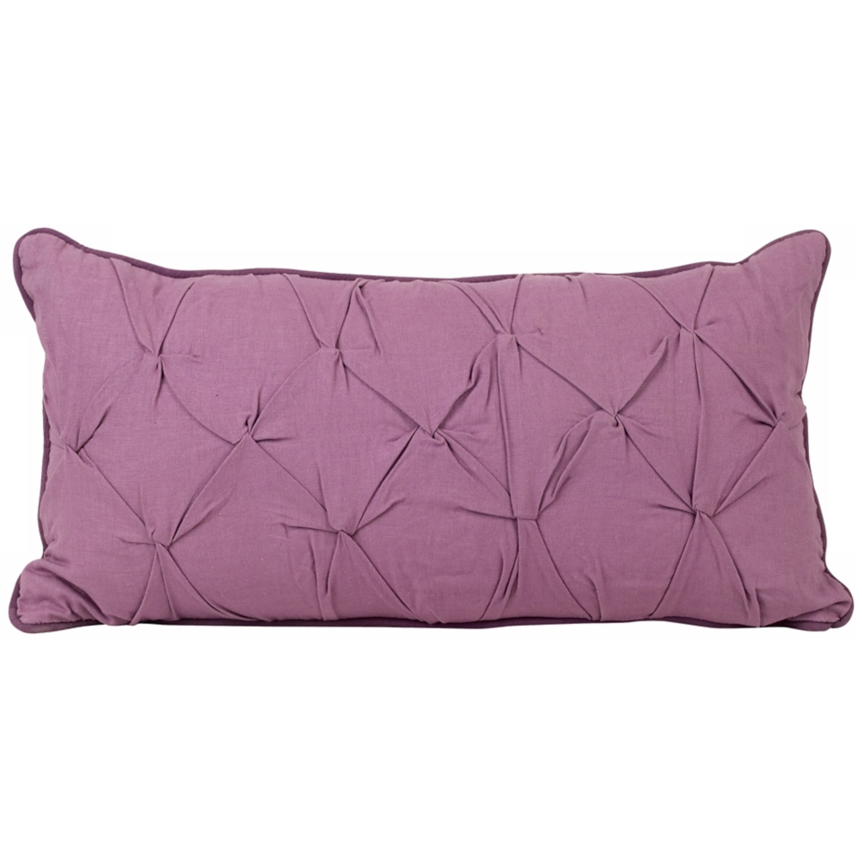 Daphne Aubergine Lumbar Pillow   #N4382
