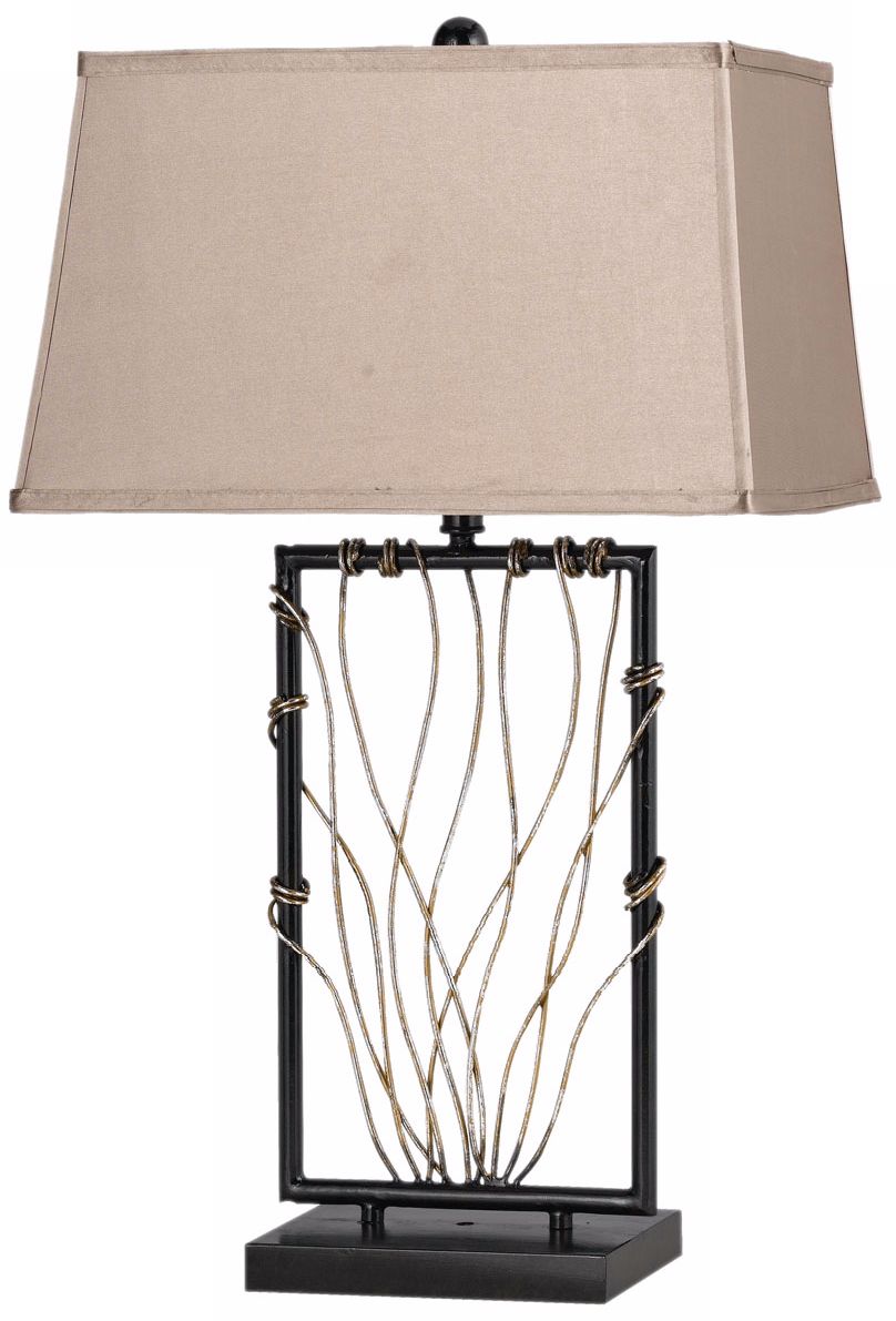 Metal Waves Table Lamp