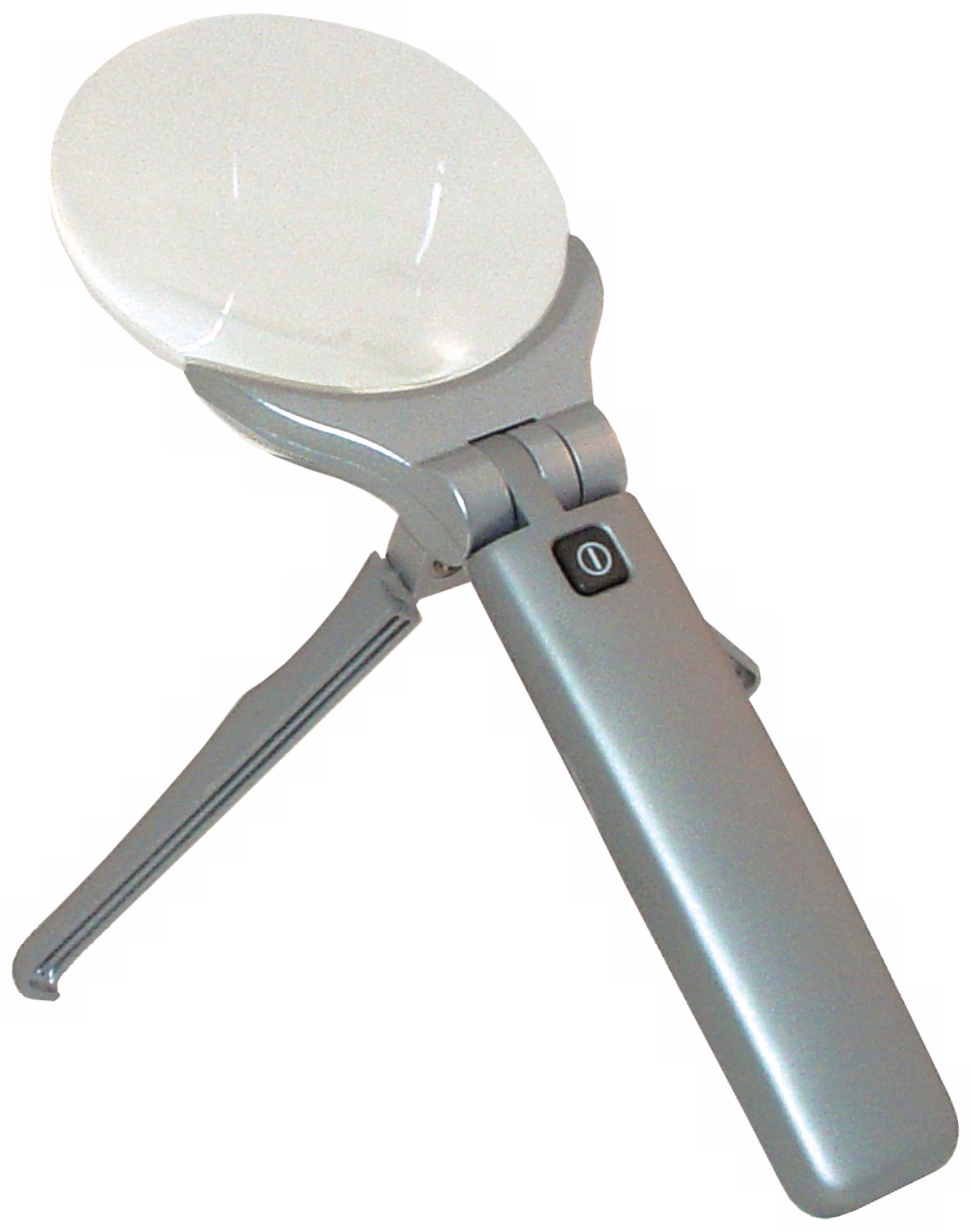 Silver Rimless LED Magnifier with Stand N4847