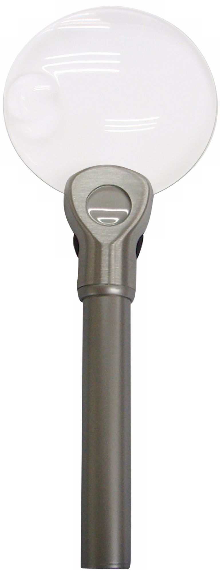 Silver Rimless 3-LED Magnifier