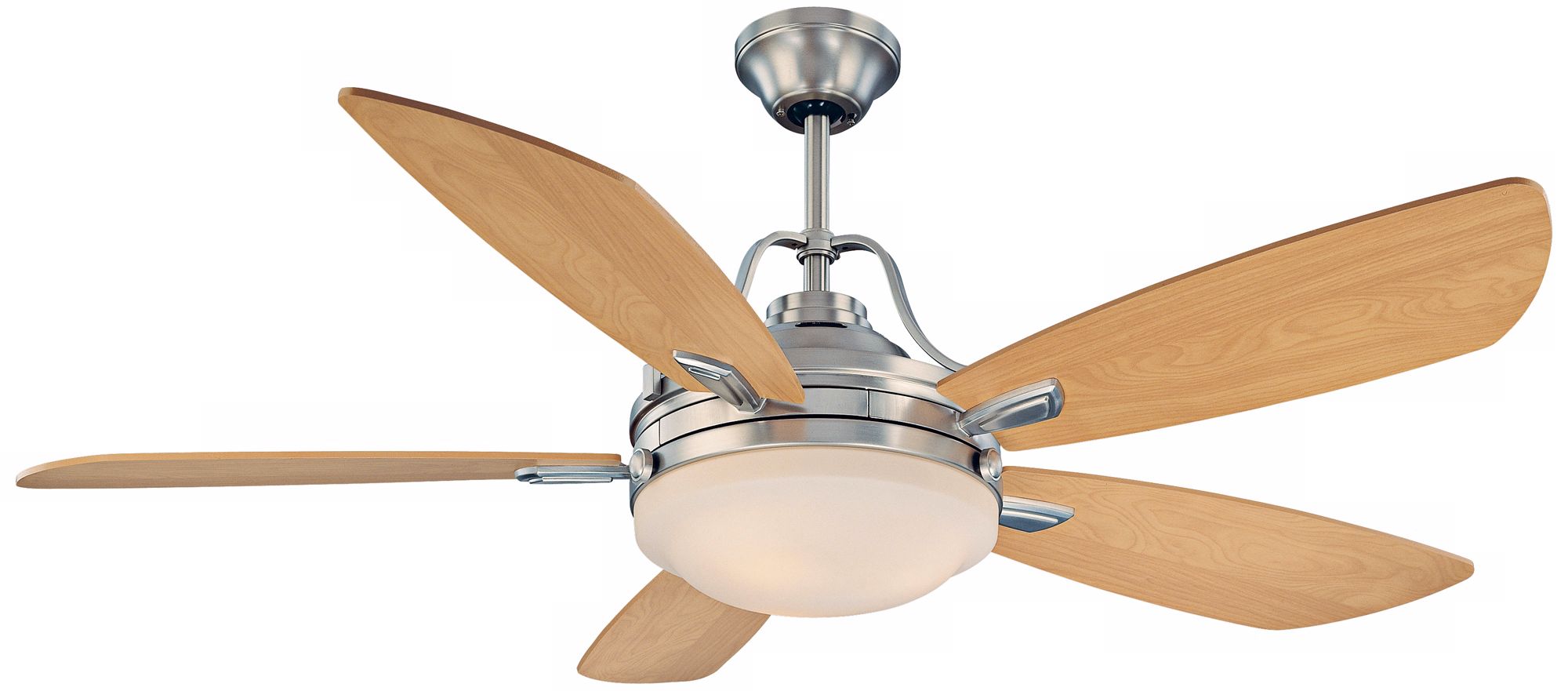 52" Savoy House Santa Ana Satin Nickel Ceiling Fan