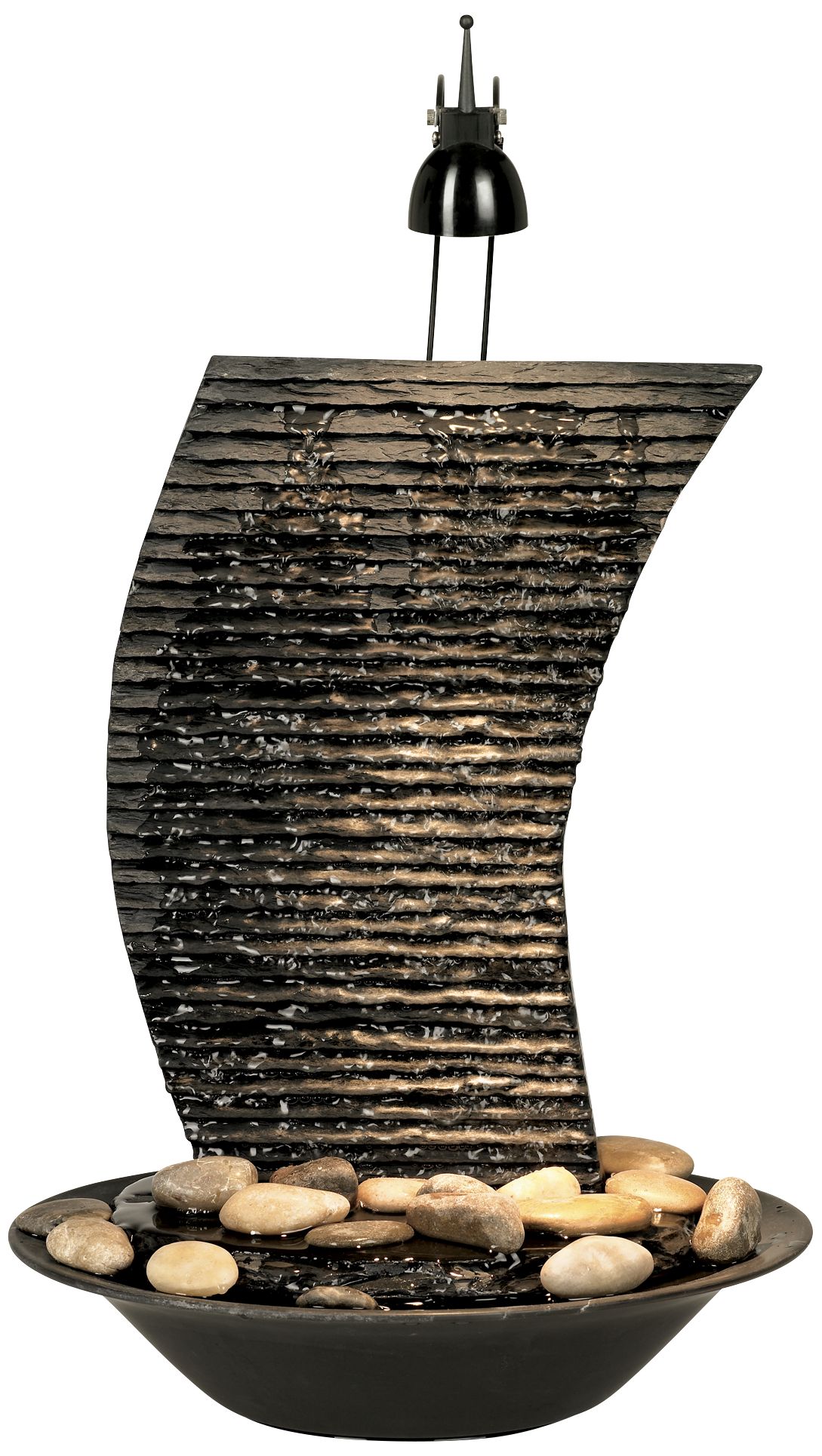Water Ripple Lighted Table Fountain