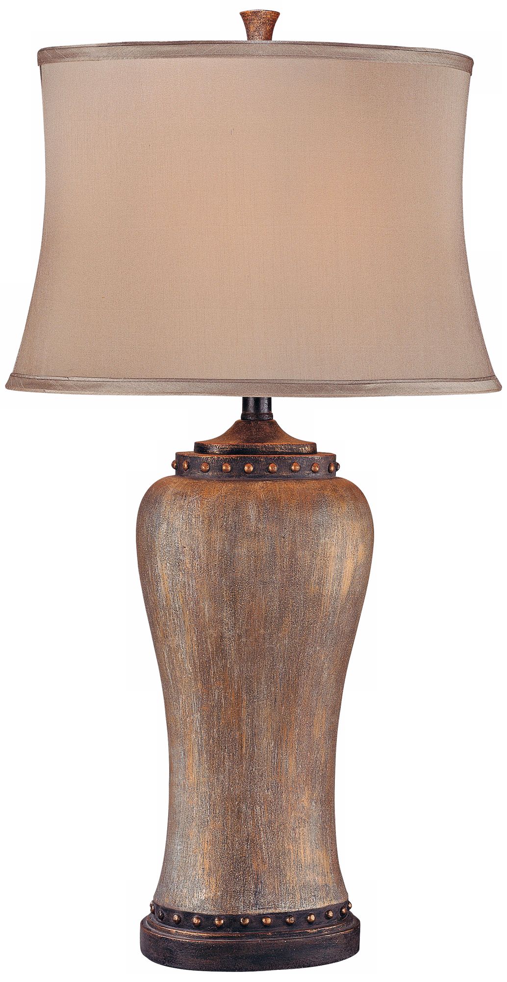Ambience Collection Beige Bronze Urn Table Lamp