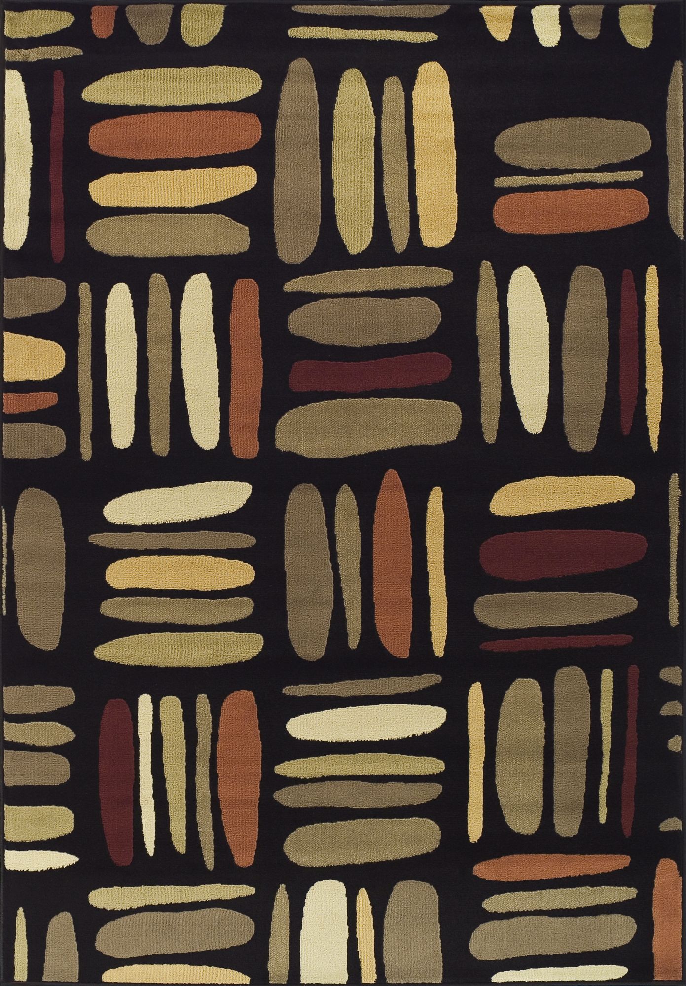 Tremont Collection Jazzanova Black Area Rug