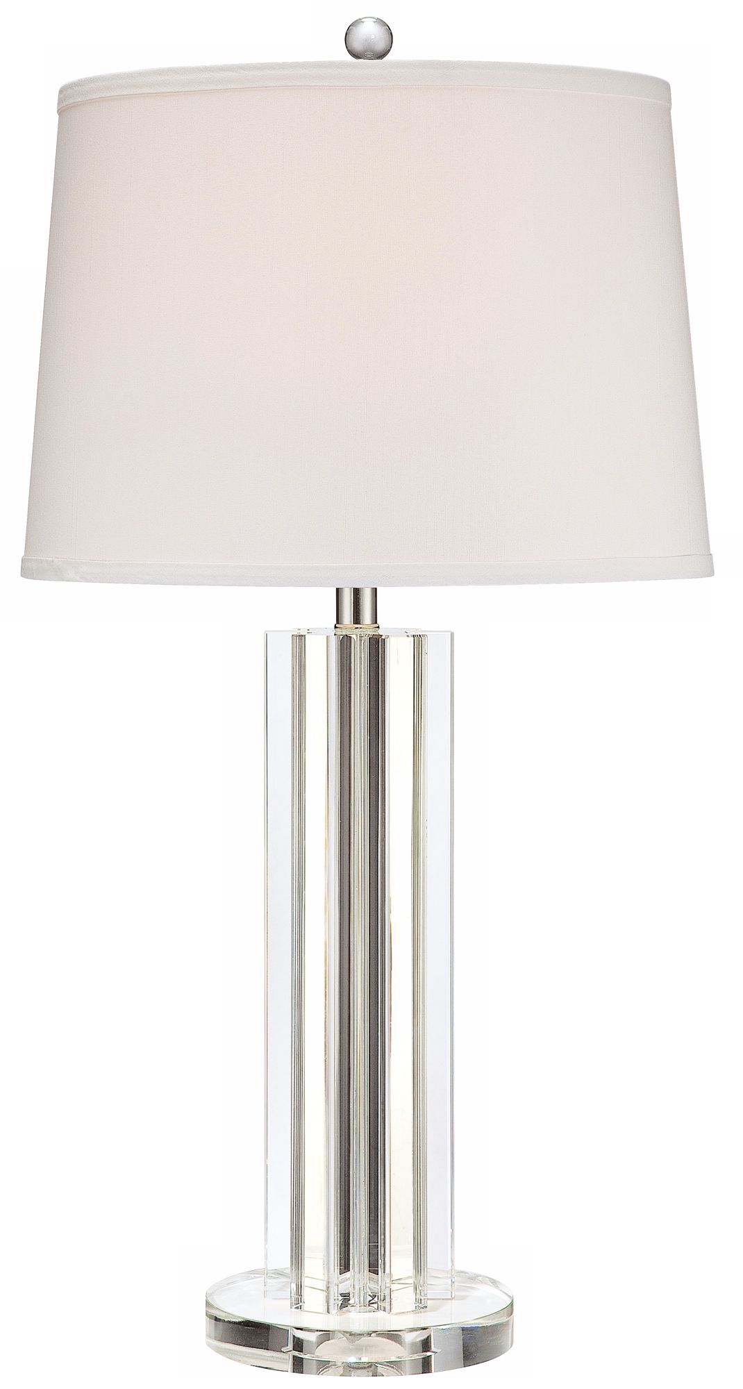 Vienna Full Spectrum Crystal Column Table Lamp