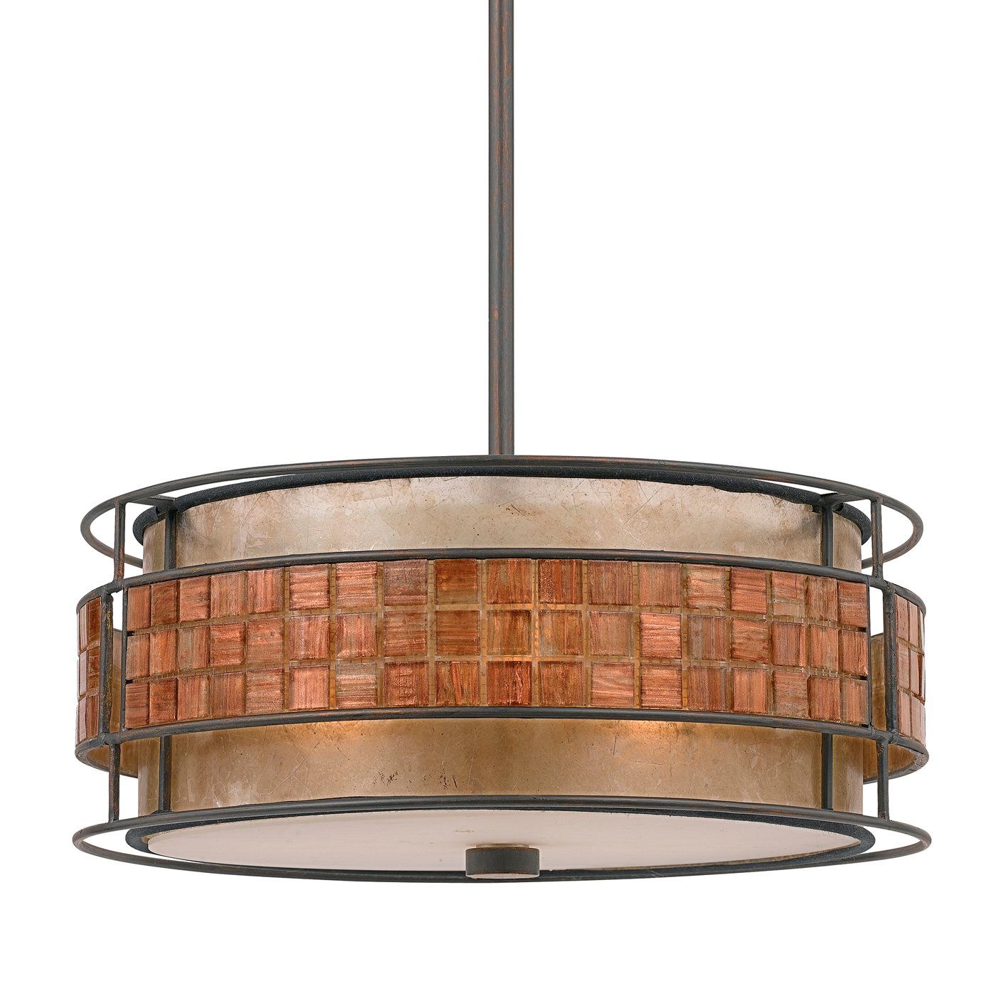 Quoizel Naturals Mica Mosaic 16" Wide Pendant Light