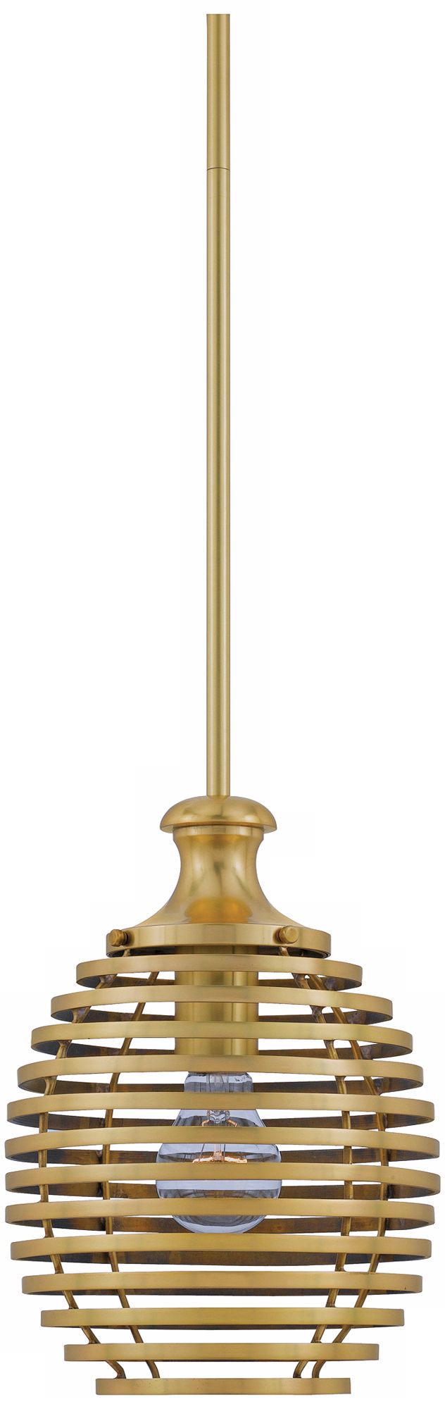 Illuminations Collection Century Brass Mini Pendant Light