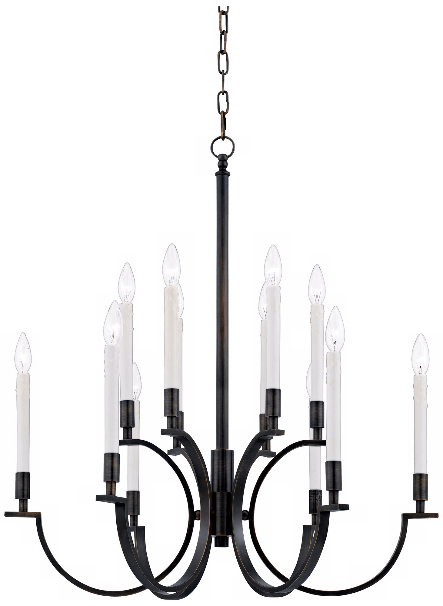 Illuminations Collection Century Bronze 12-Light Chandelier