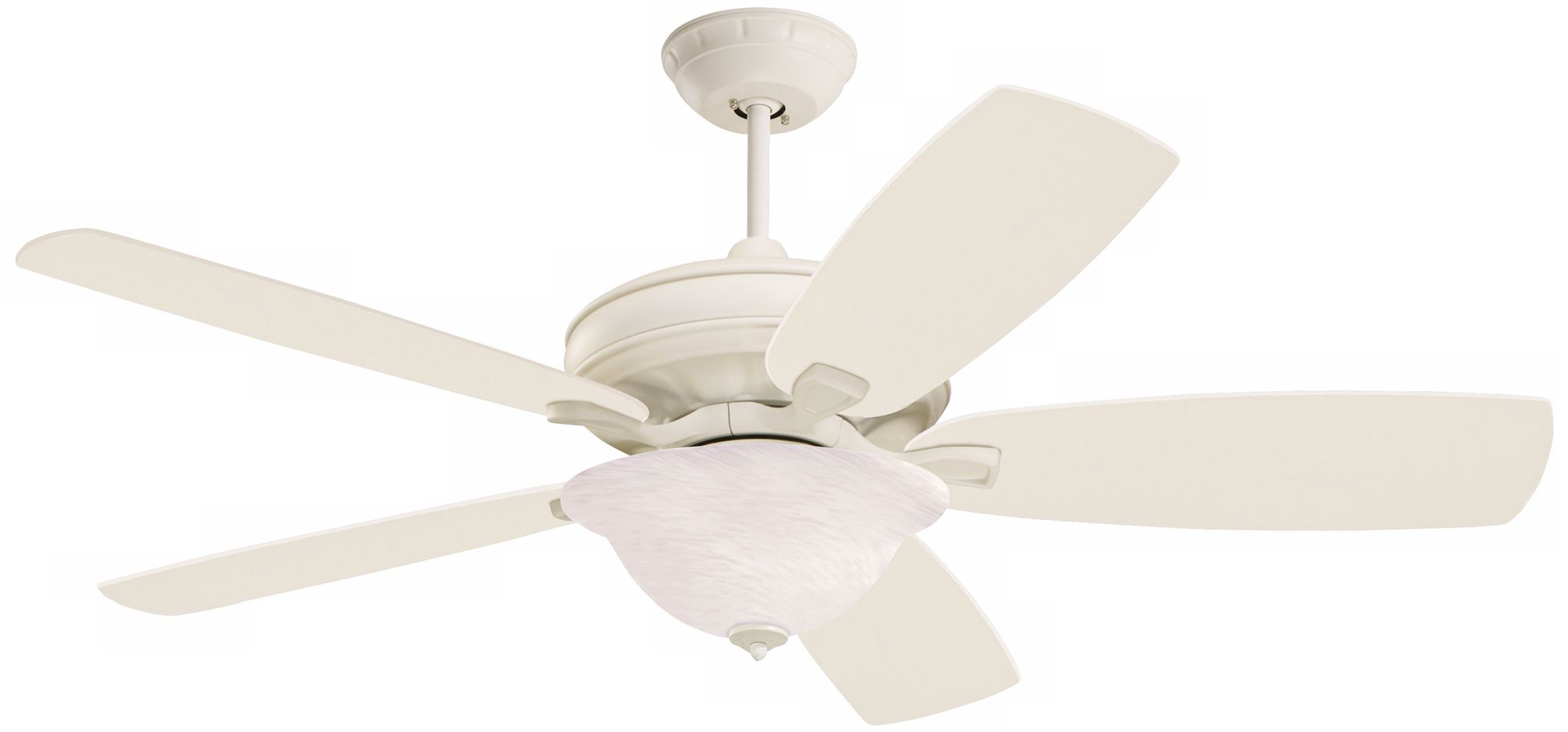 54" Emerson Carrera Grande Summer White Ceiling Fan