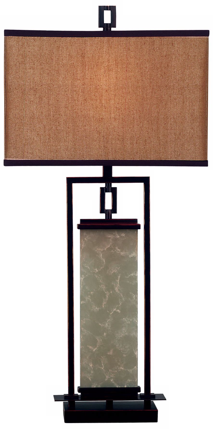 Oil-Rubbed Bronze Plateau Table Lamp