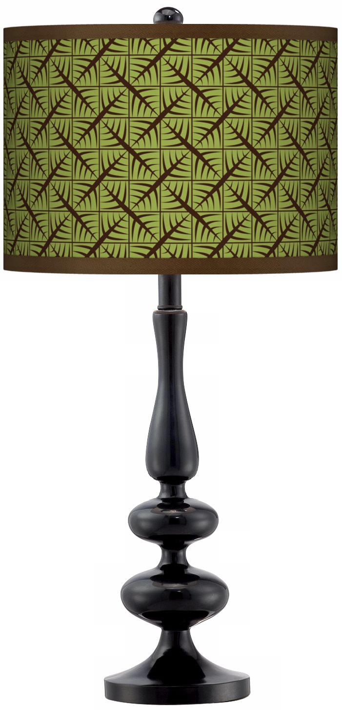 Wailia Giclee Paley Black Table Lamp