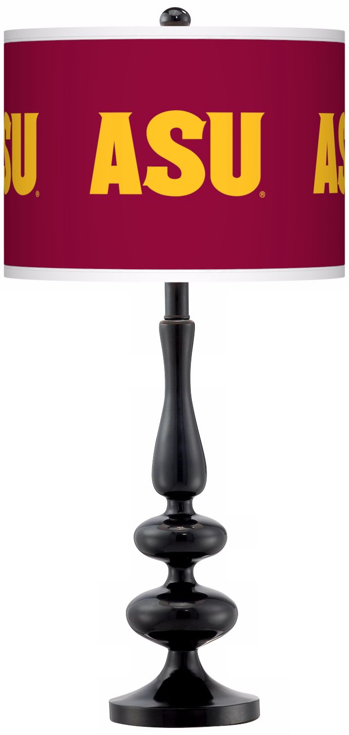 Arizona State University Gloss Black Table Lamp