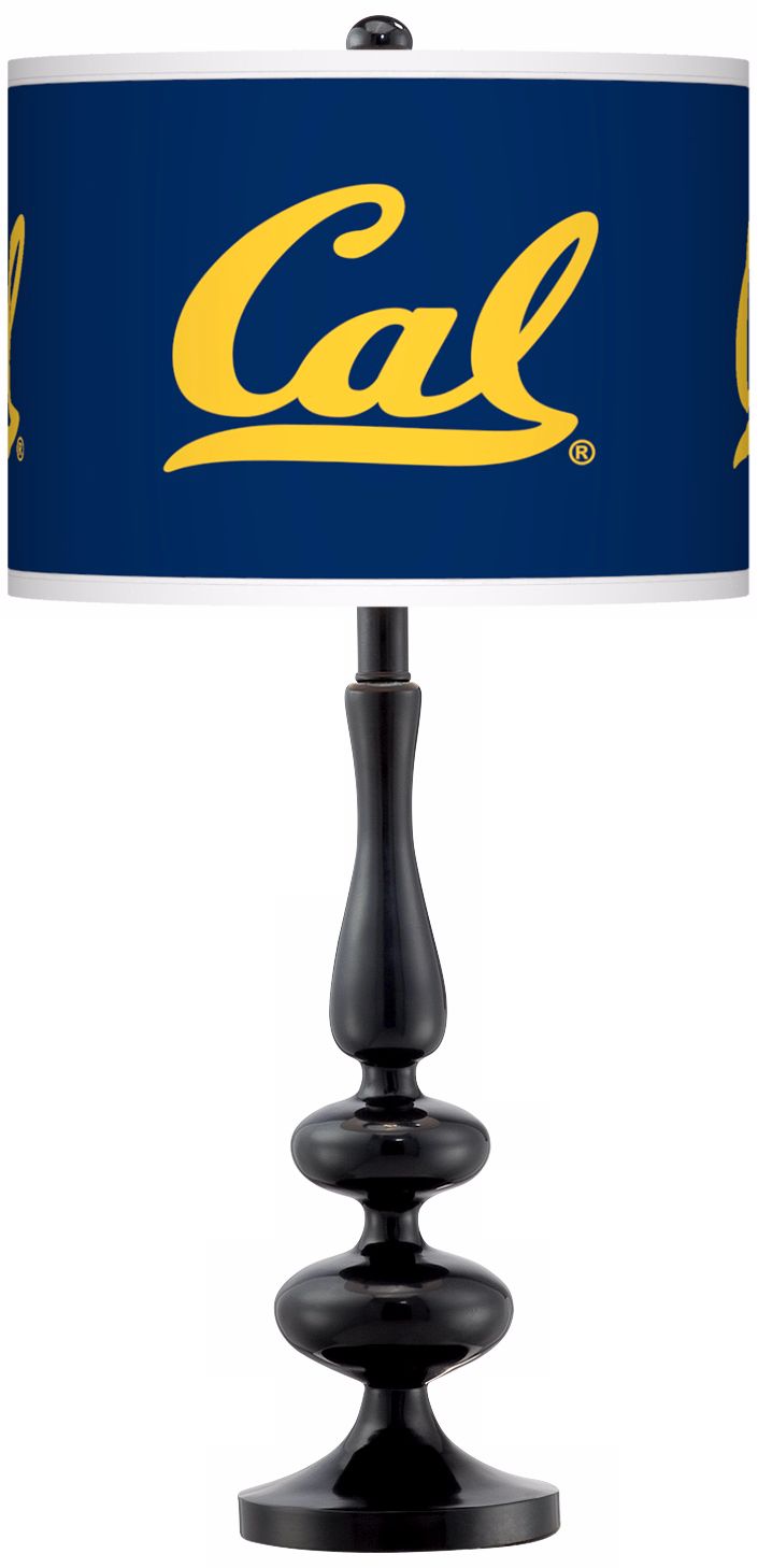 University of California Berkeley Gloss Black Table Lamp