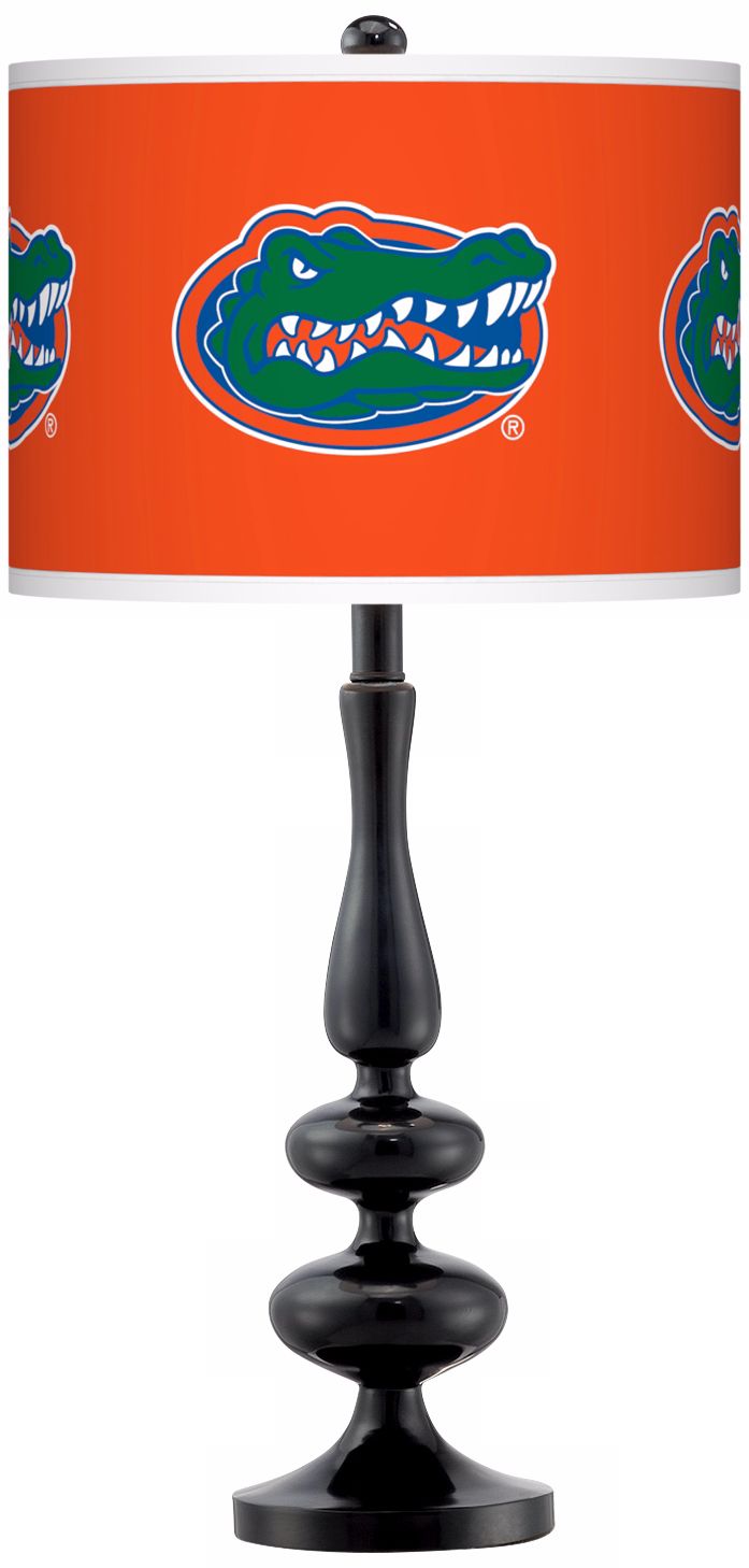 University of Florida Gloss Black Table Lamp