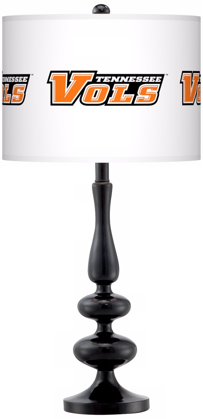 University of Tennessee Gloss Black Table Lamp