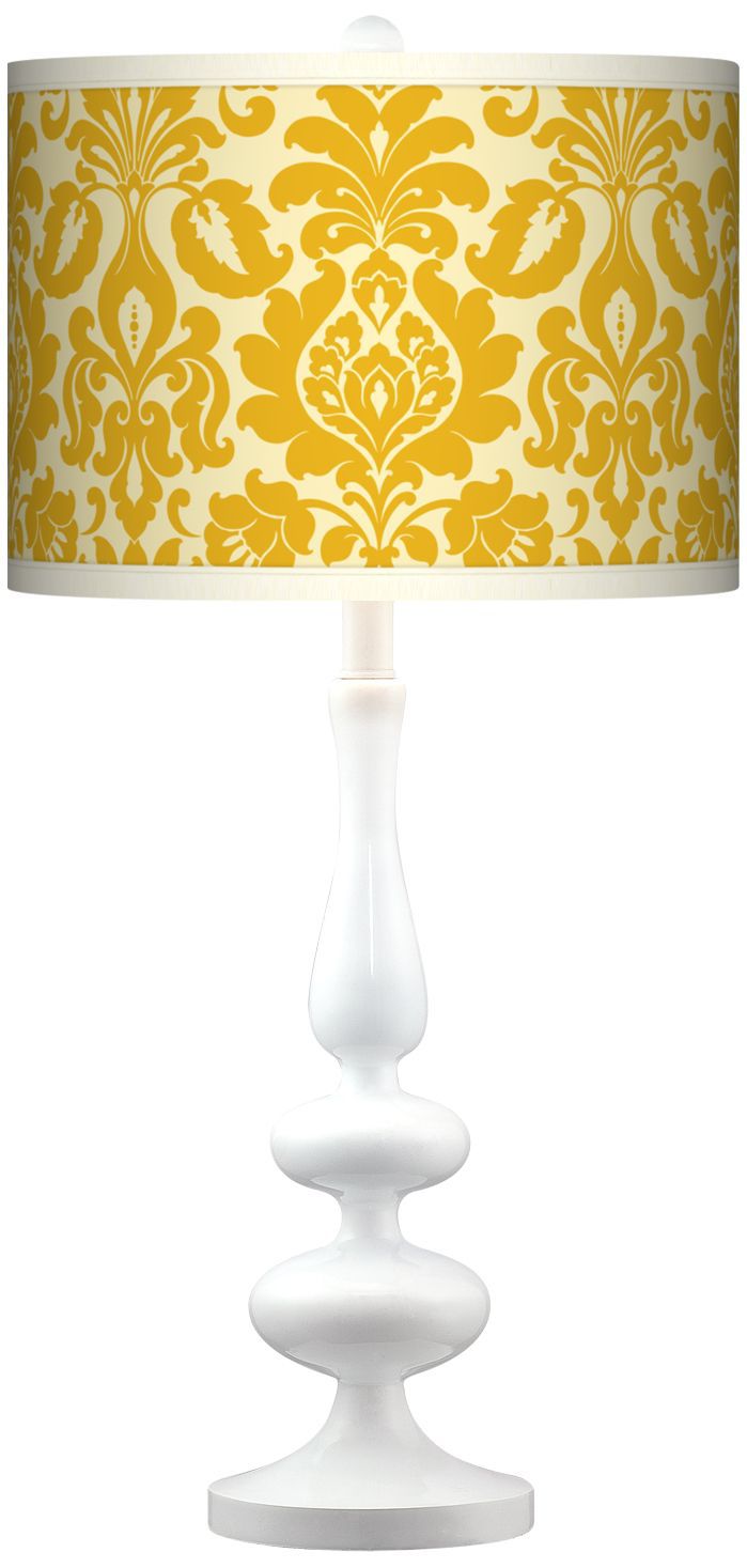 Stacy Garcia Lemongrass Florence Paley White Table Lamp
