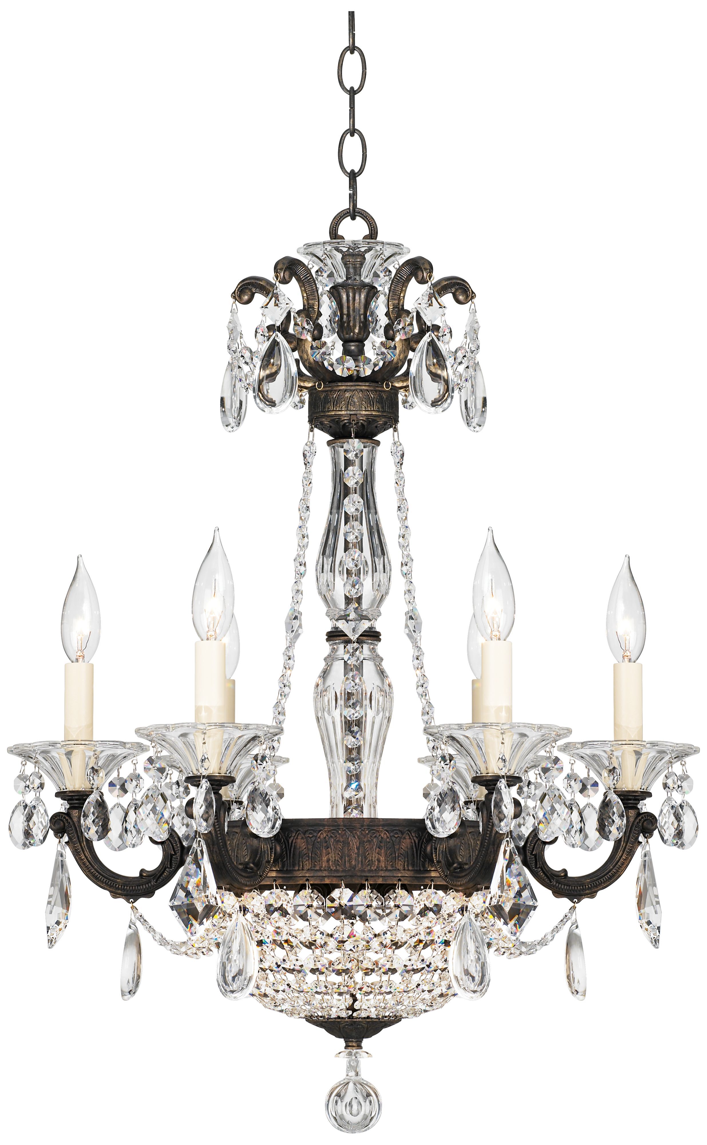 Schonbek La Scala Collection 21" Wide Crystal Chandelier