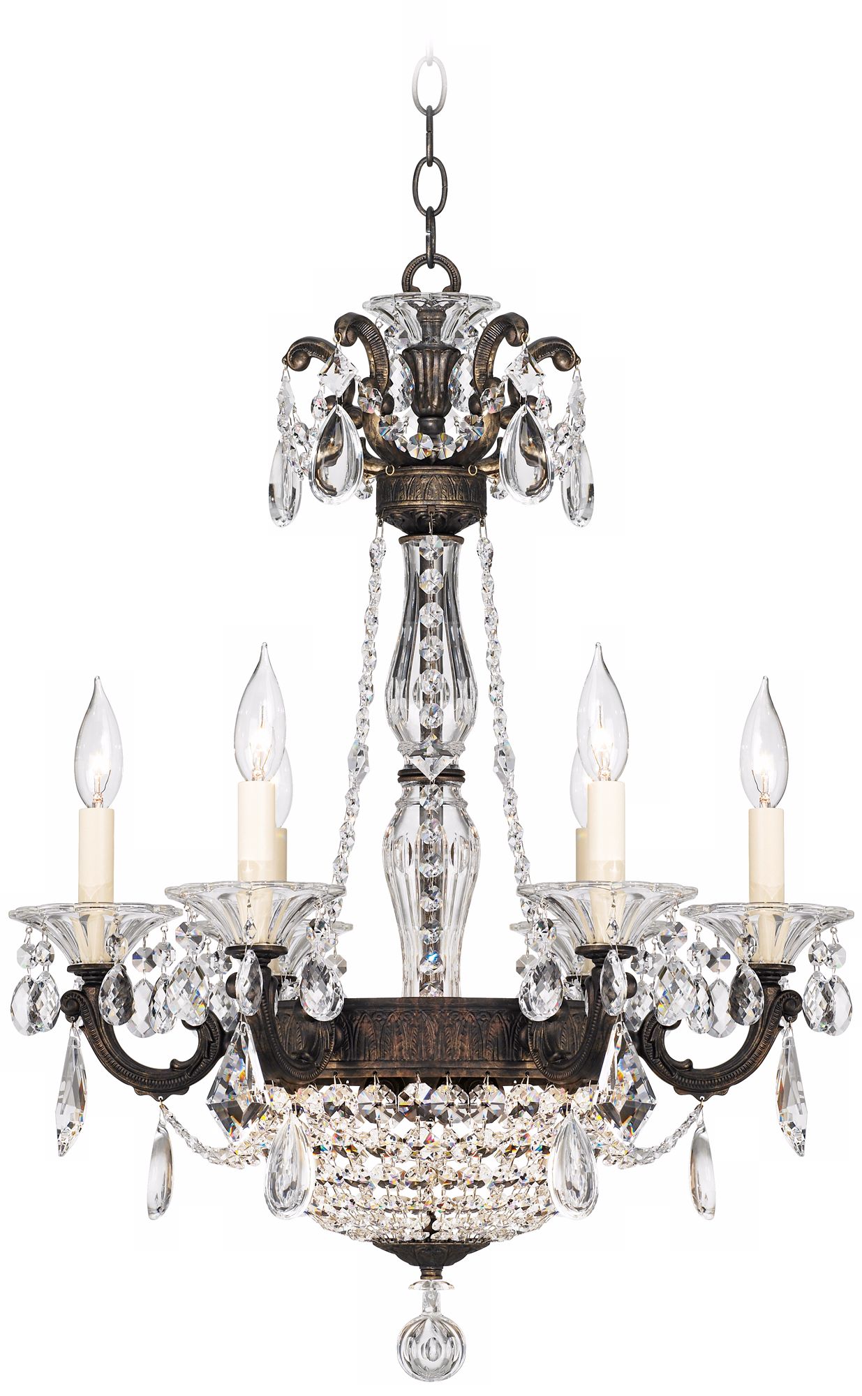 Schonbek La Scala Collection 21" Wide Crystal Chandelier