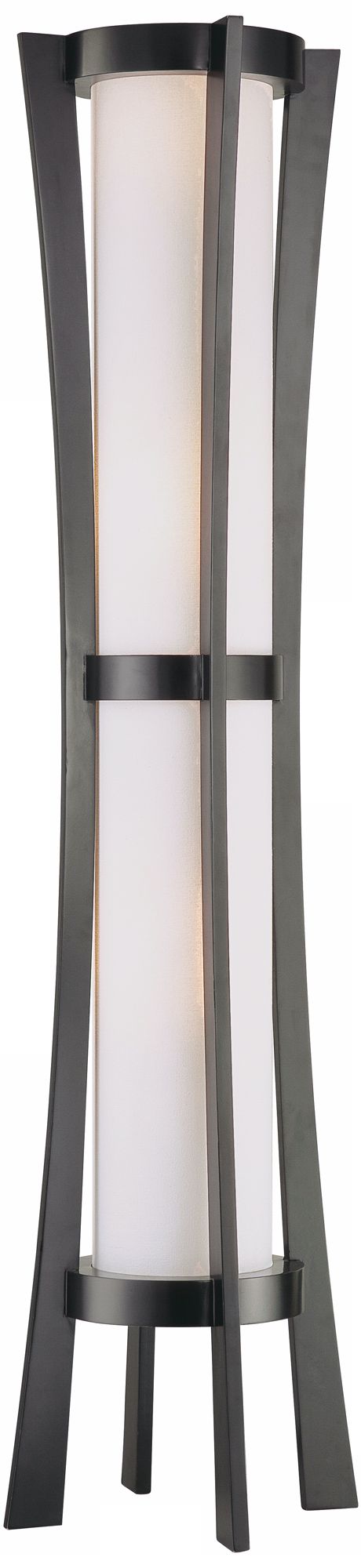 Possini Euro Design Concave Tower Torchiere Floor Lamp