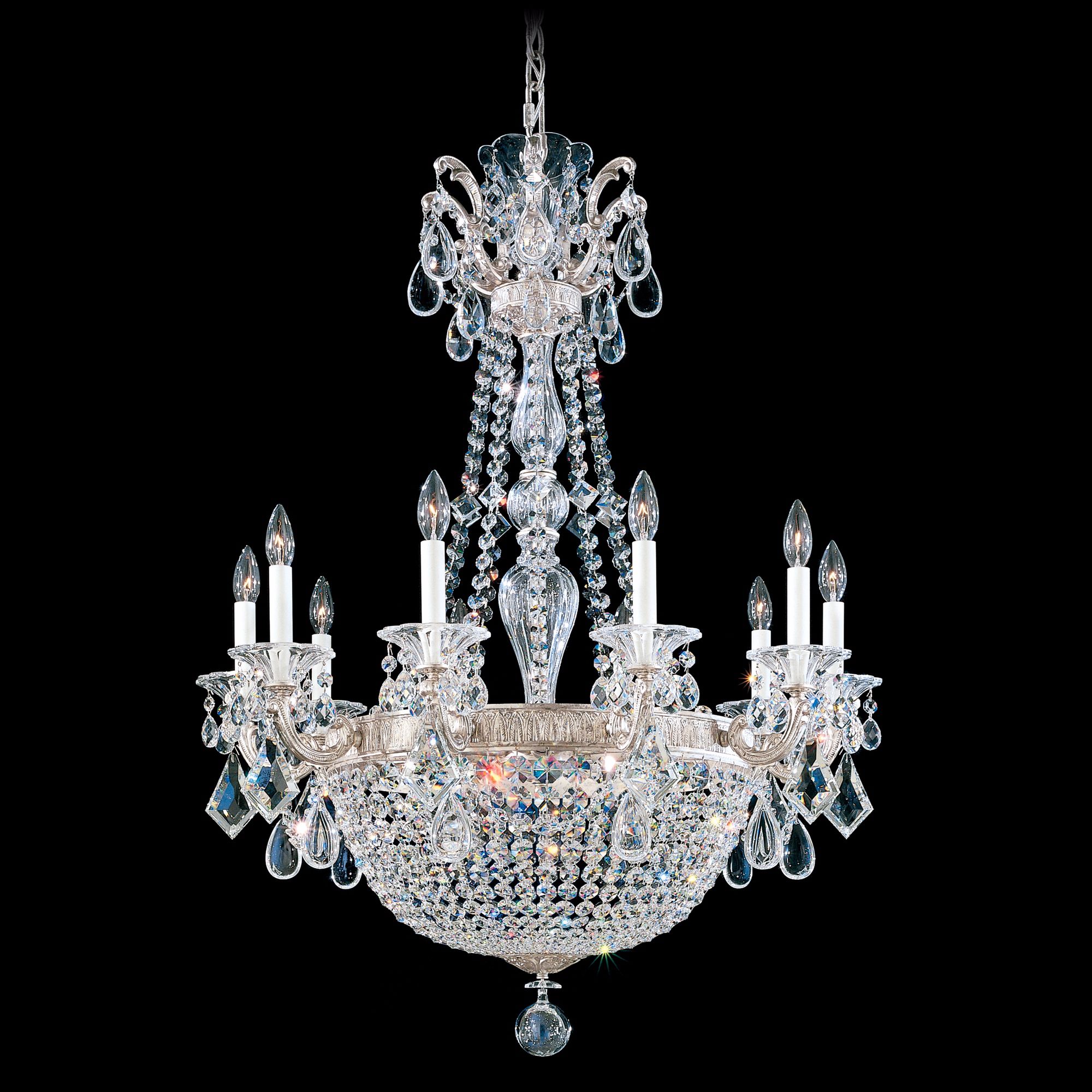 Schonbek La Scala Collection 30" Wide Crystal Chandelier