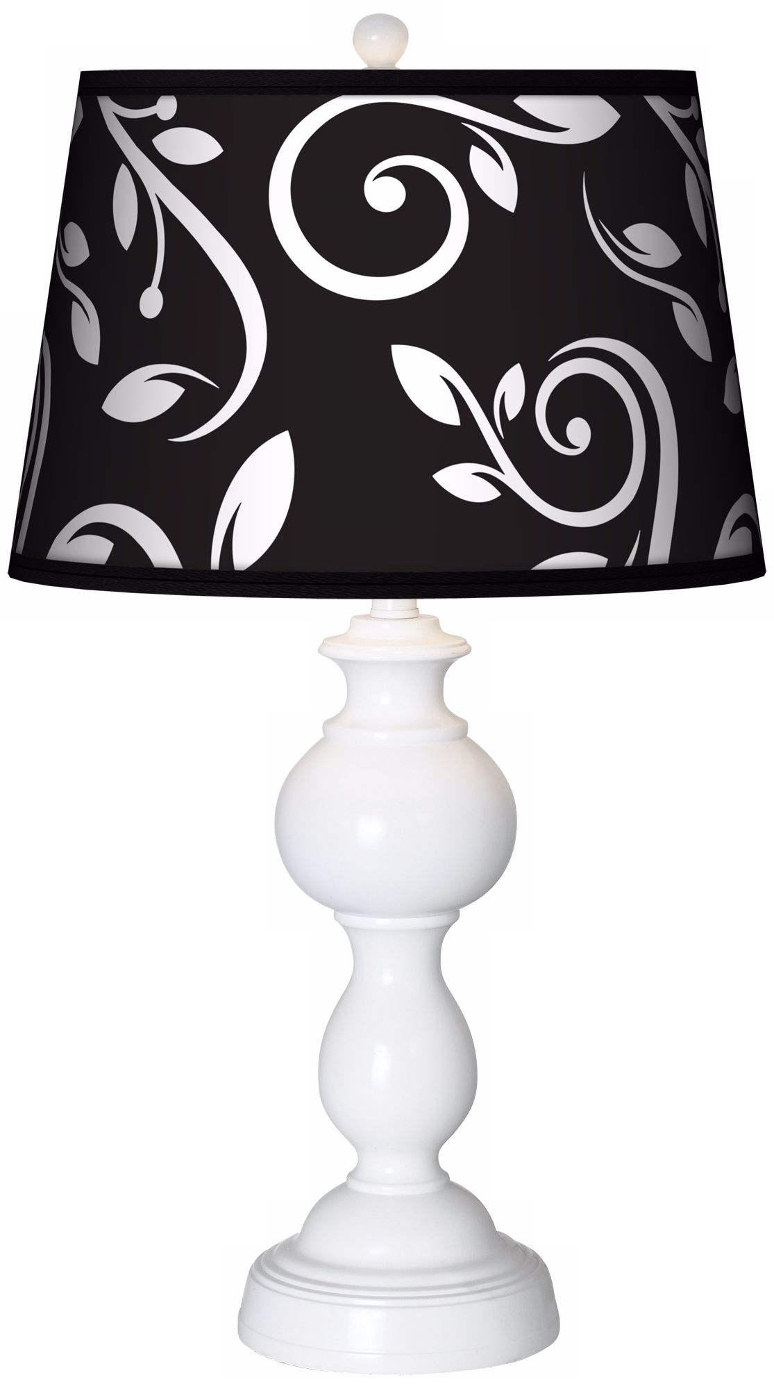 Swirling Vines Giclee Sutton Table Lamp