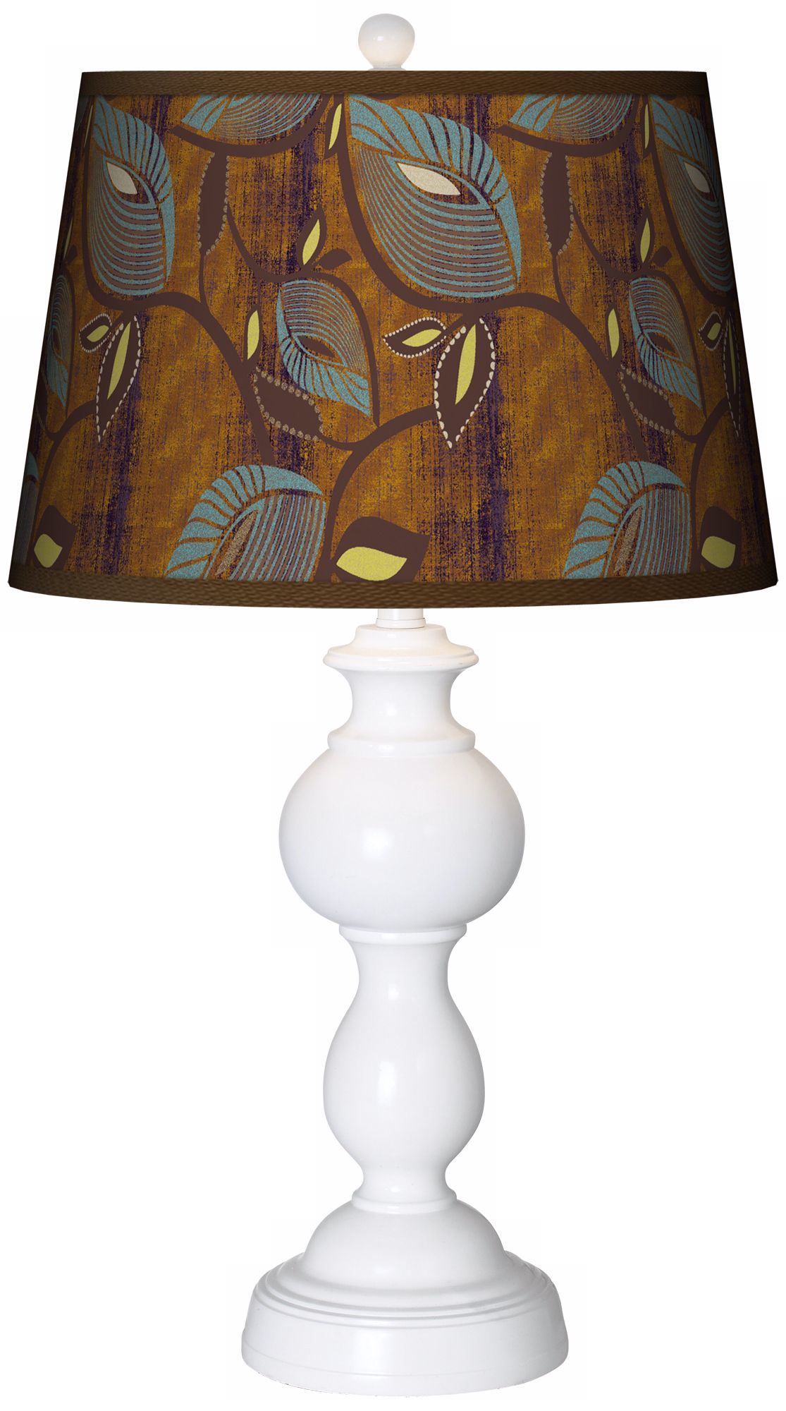 Stacy Garcia Theatric Vine Peacock Giclee Sutton Table Lamp
