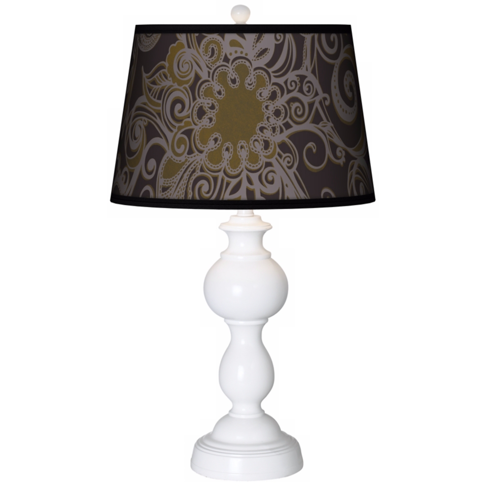 Stacy Garcia Ornament Metal Giclee Sutton Table Lamp   #N5836 P1342