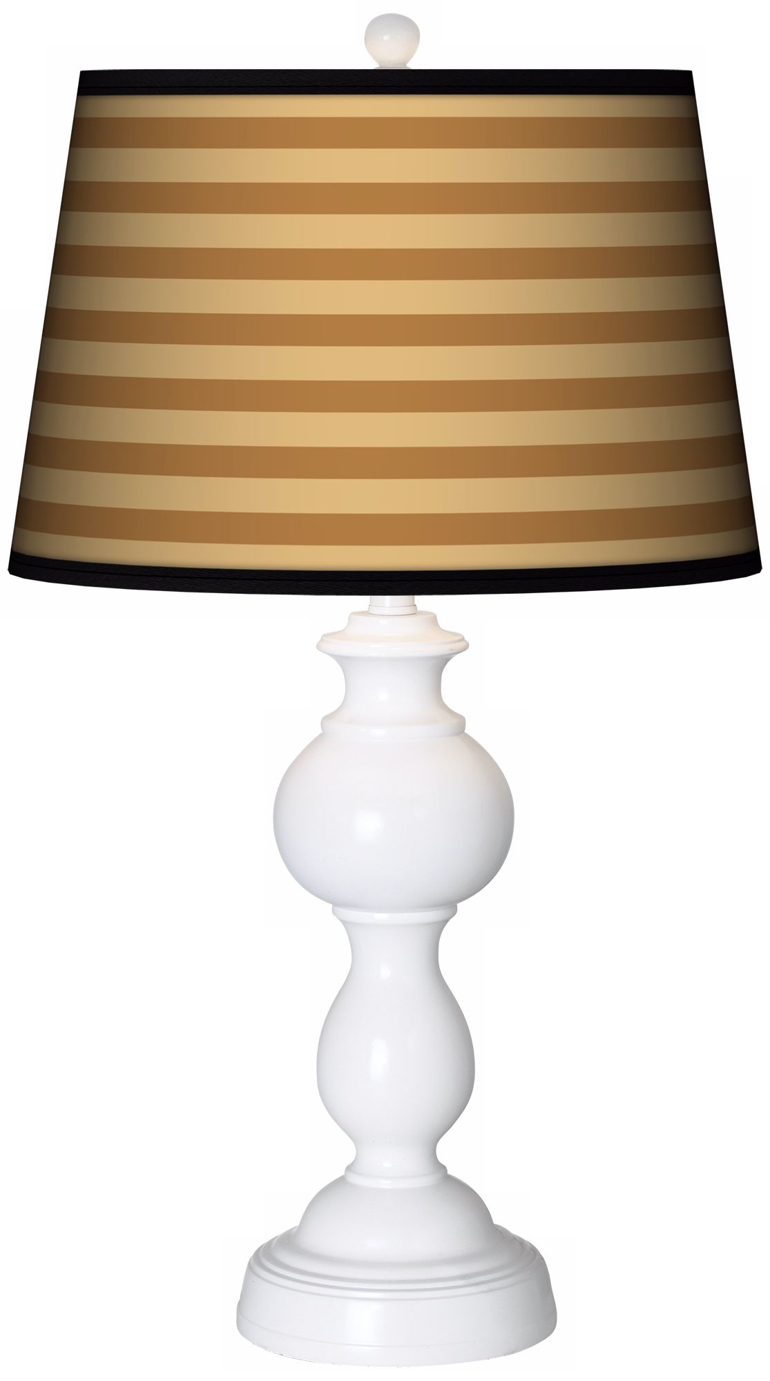 Butterscotch Parallels Giclee Sutton Table Lamp