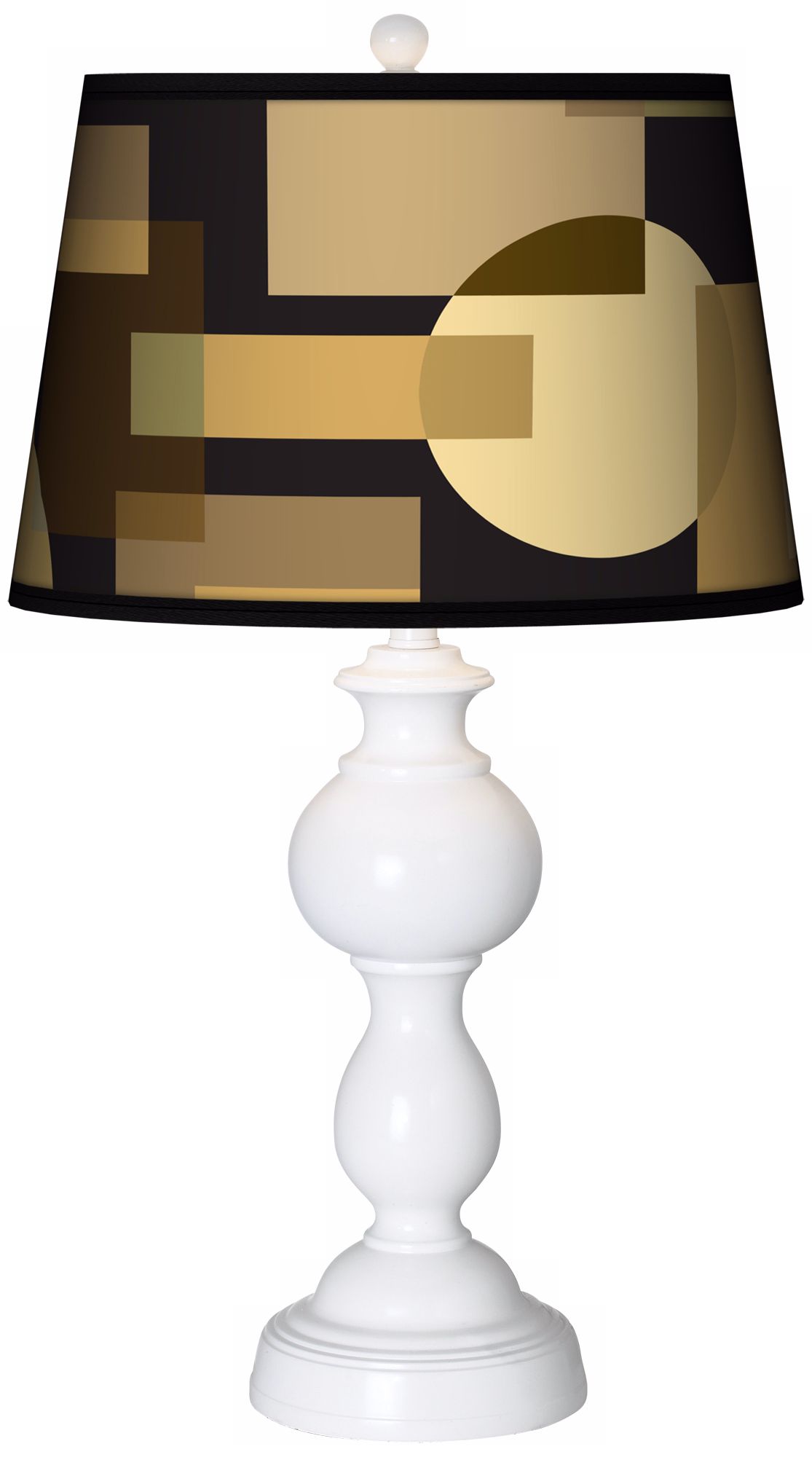 Earthy Geometrics Giclee Sutton Table Lamp