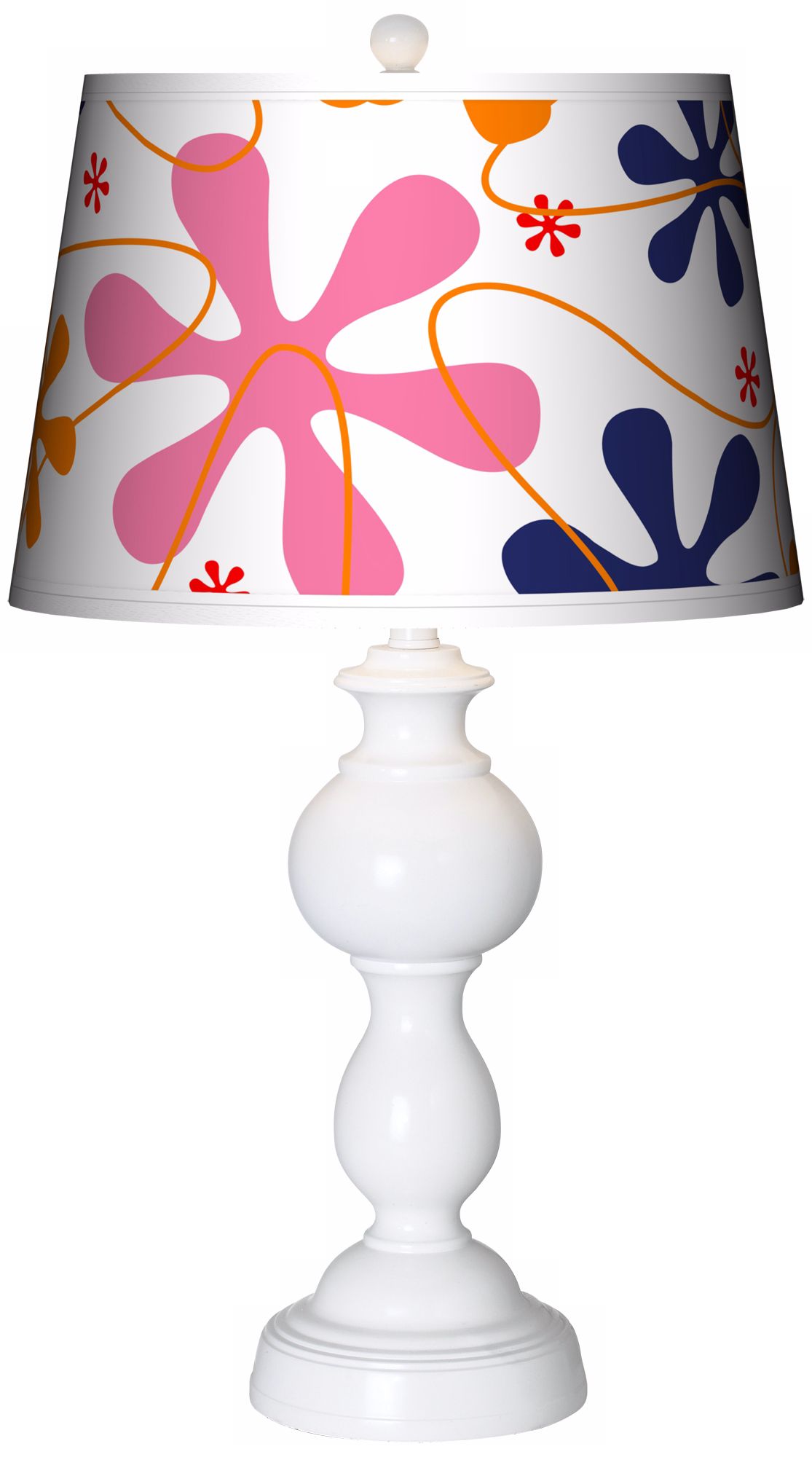 Retro Pink Giclee Sutton Table Lamp