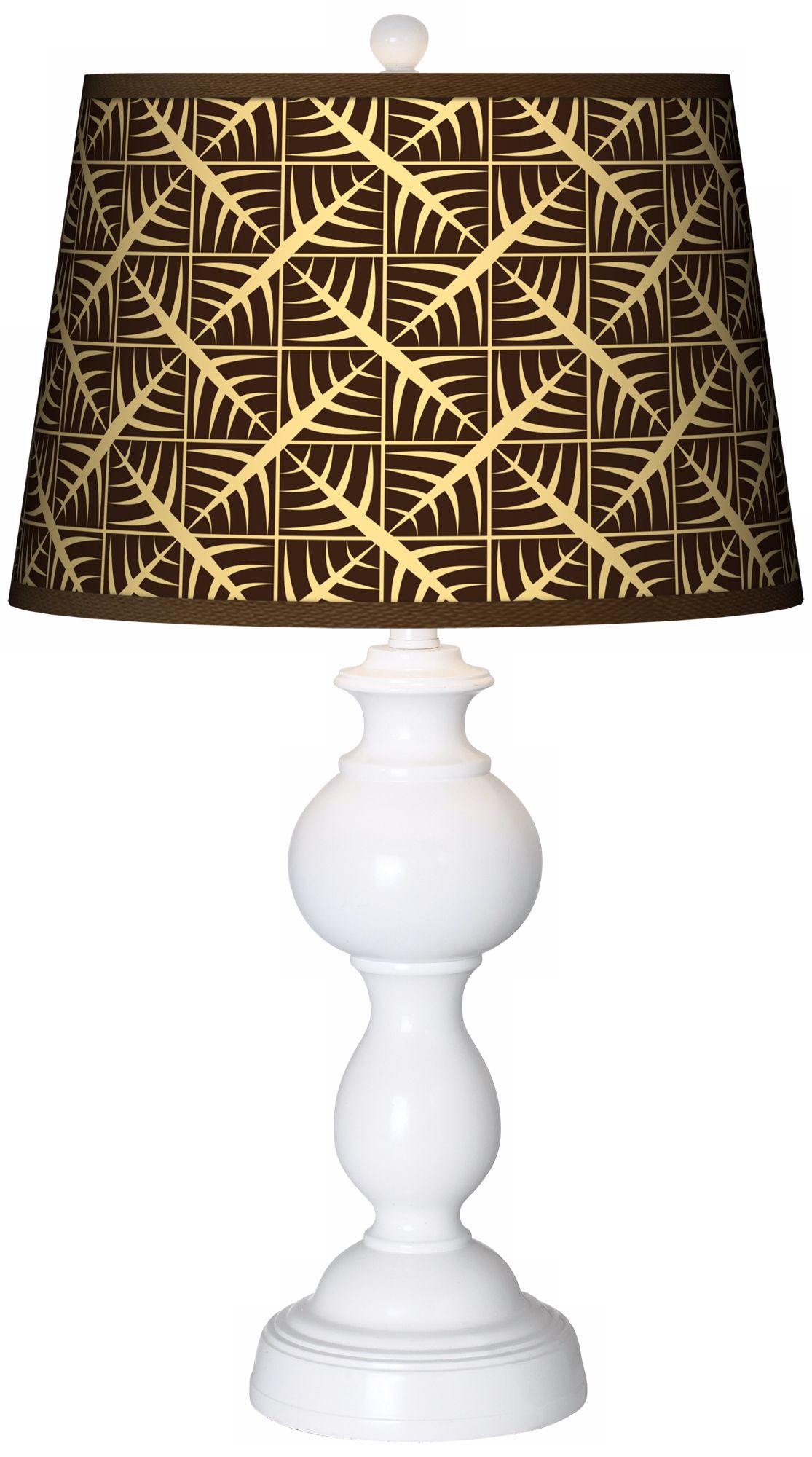 Tan Wailia Giclee Sutton Table Lamp