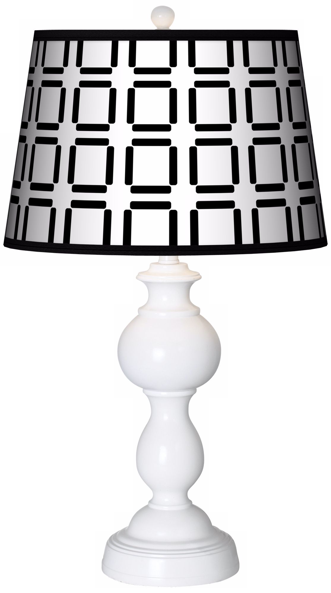 Open Grid Giclee Sutton Table Lamp