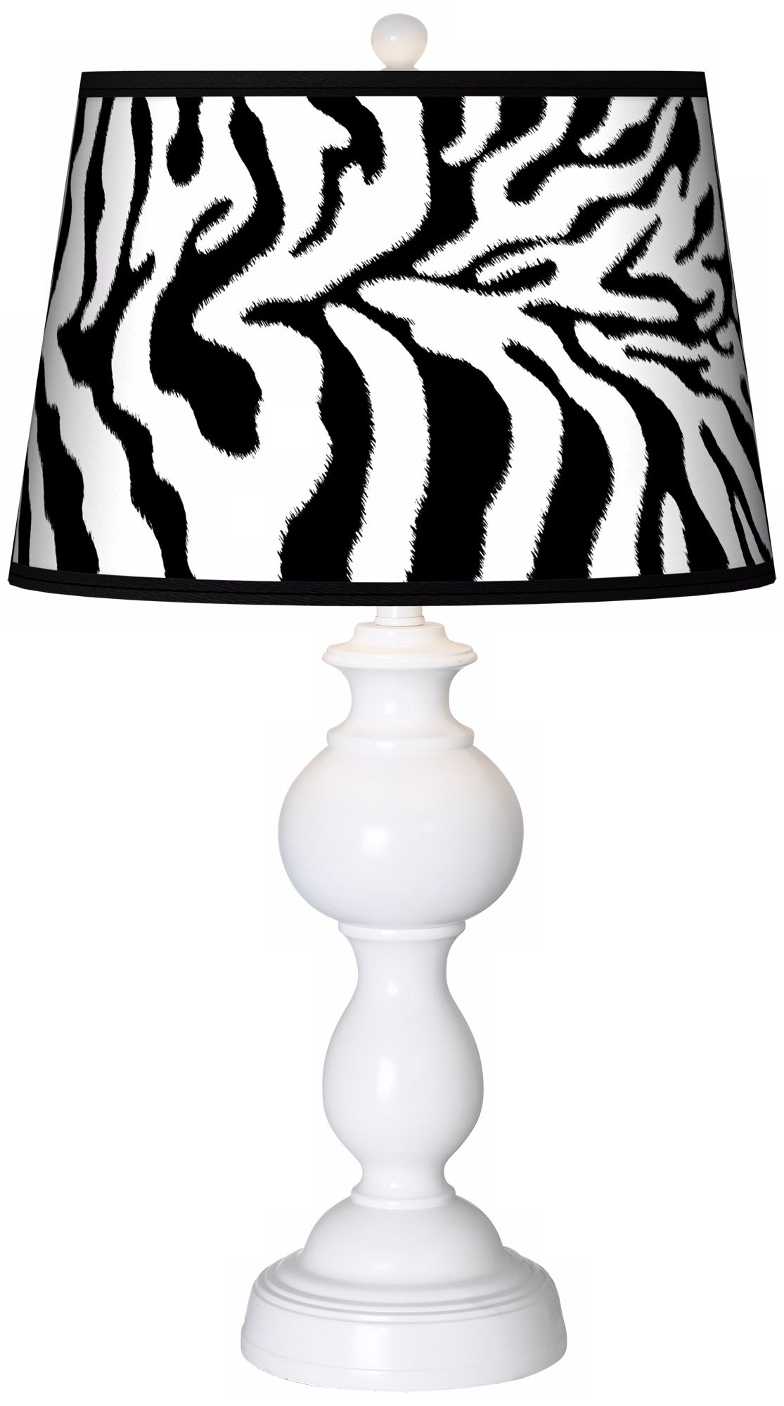 Safari Zebra Giclee Sutton Table Lamp