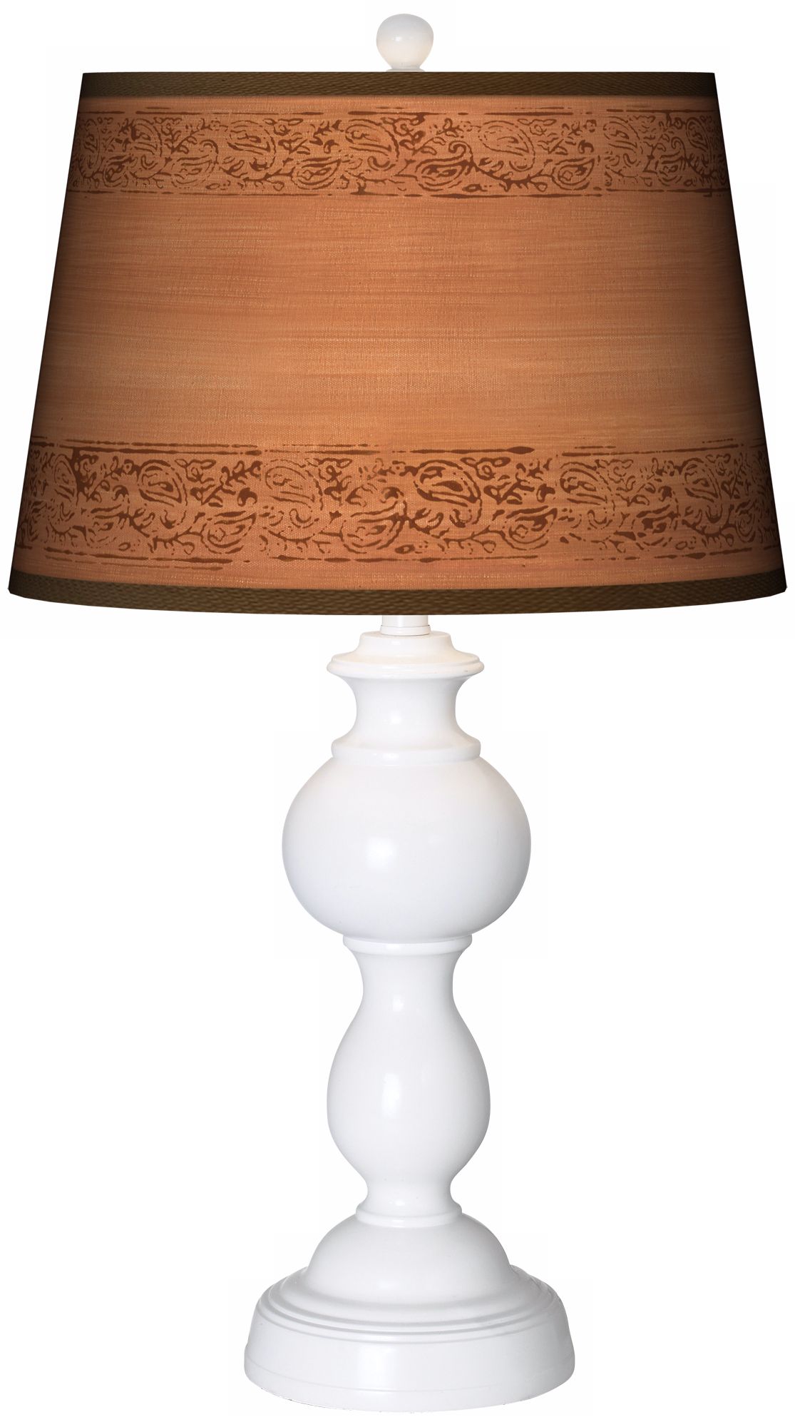 Paisley Trim Giclee Sutton Table Lamp