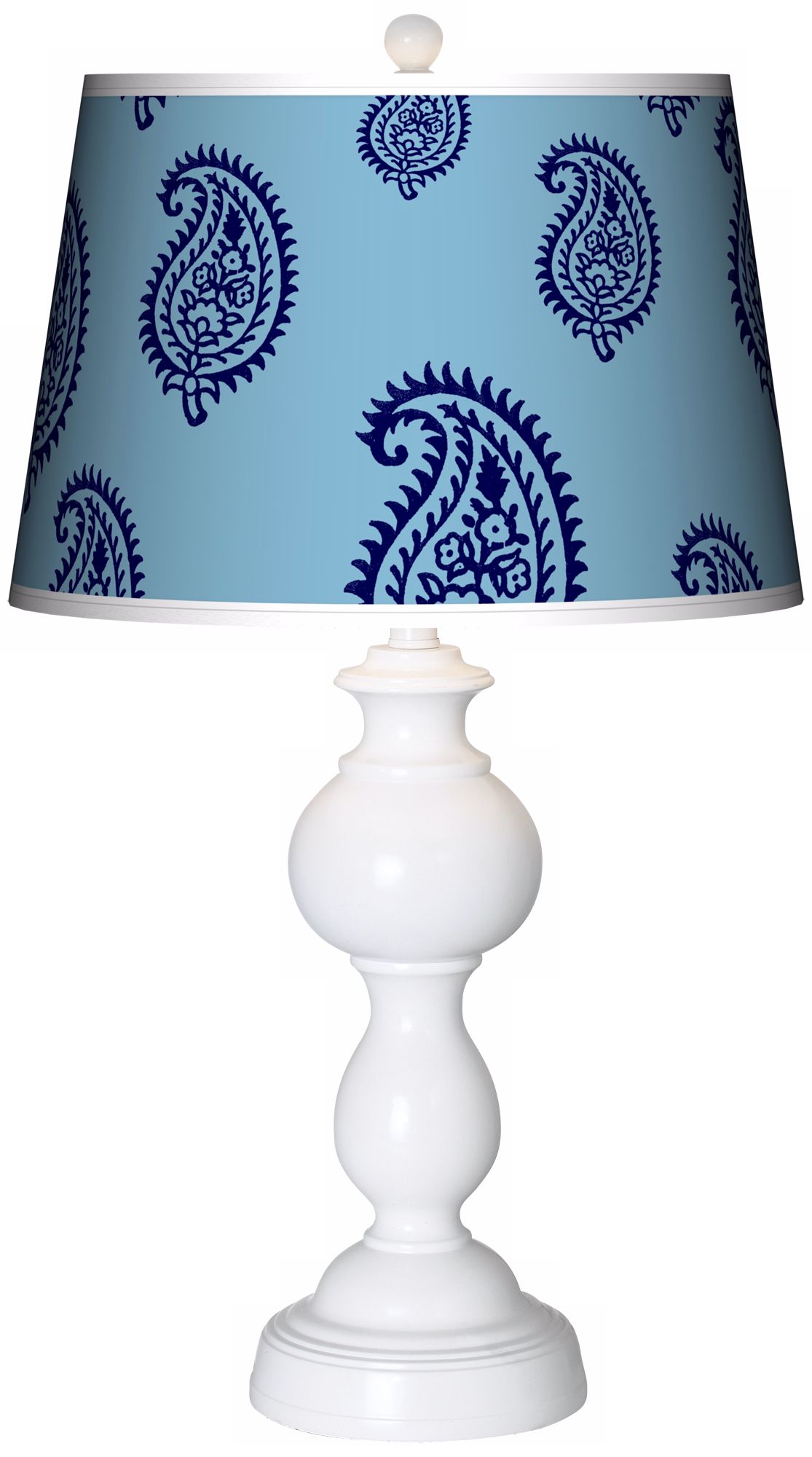 Paisley Rain Giclee Sutton Table Lamp