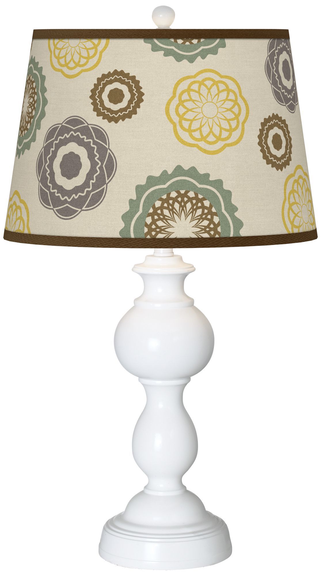 Ornaments Linen Giclee Sutton Table Lamp
