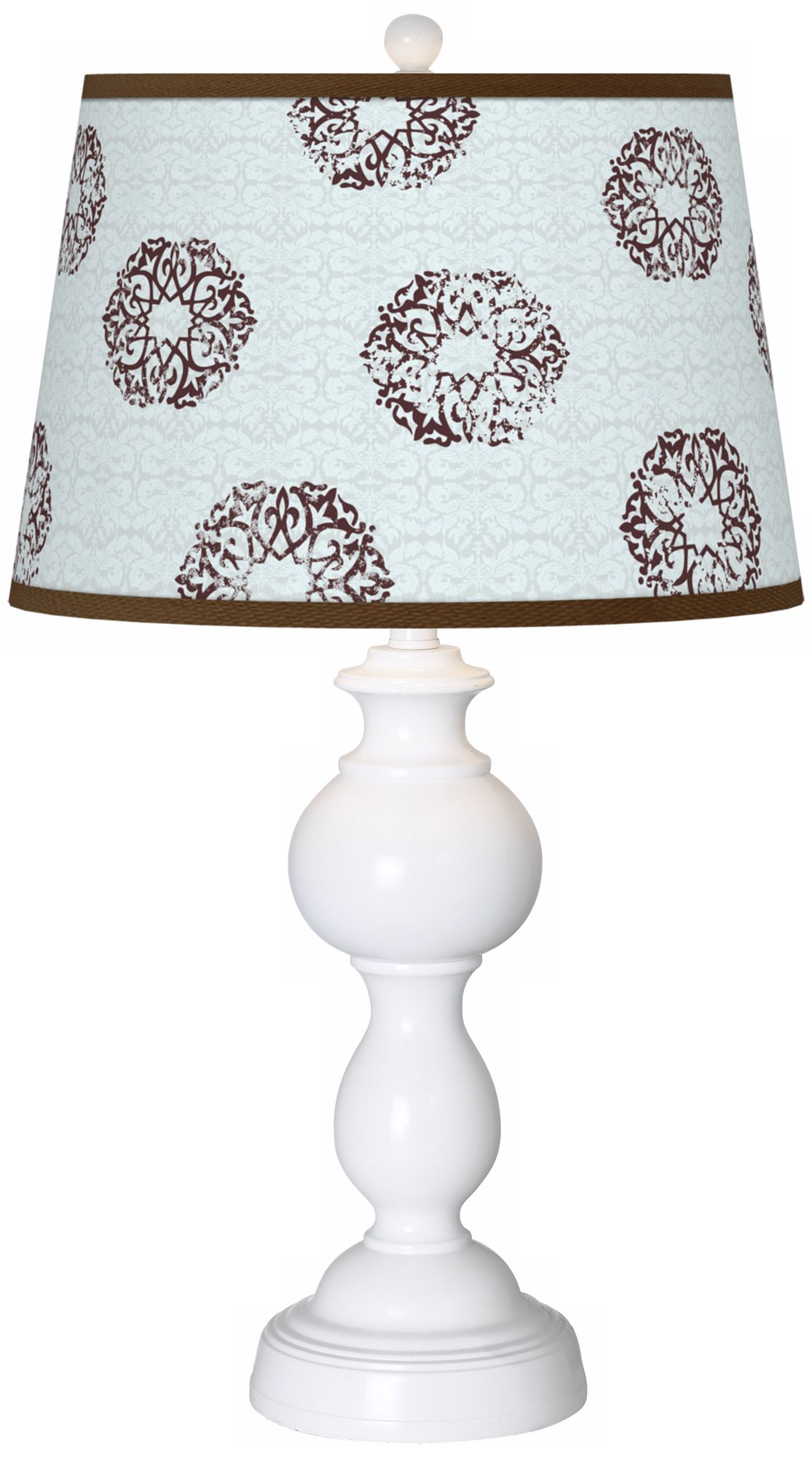 Weathered Medallion Giclee Sutton Table Lamp