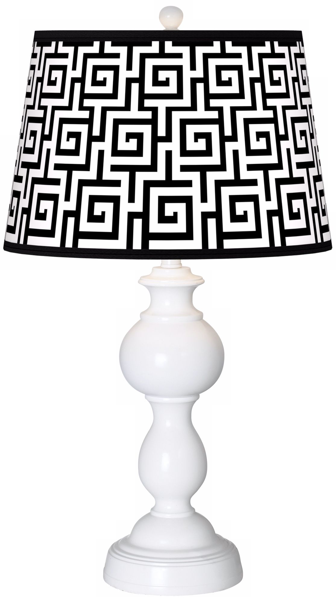 Greek Key Giclee Sutton Table Lamp