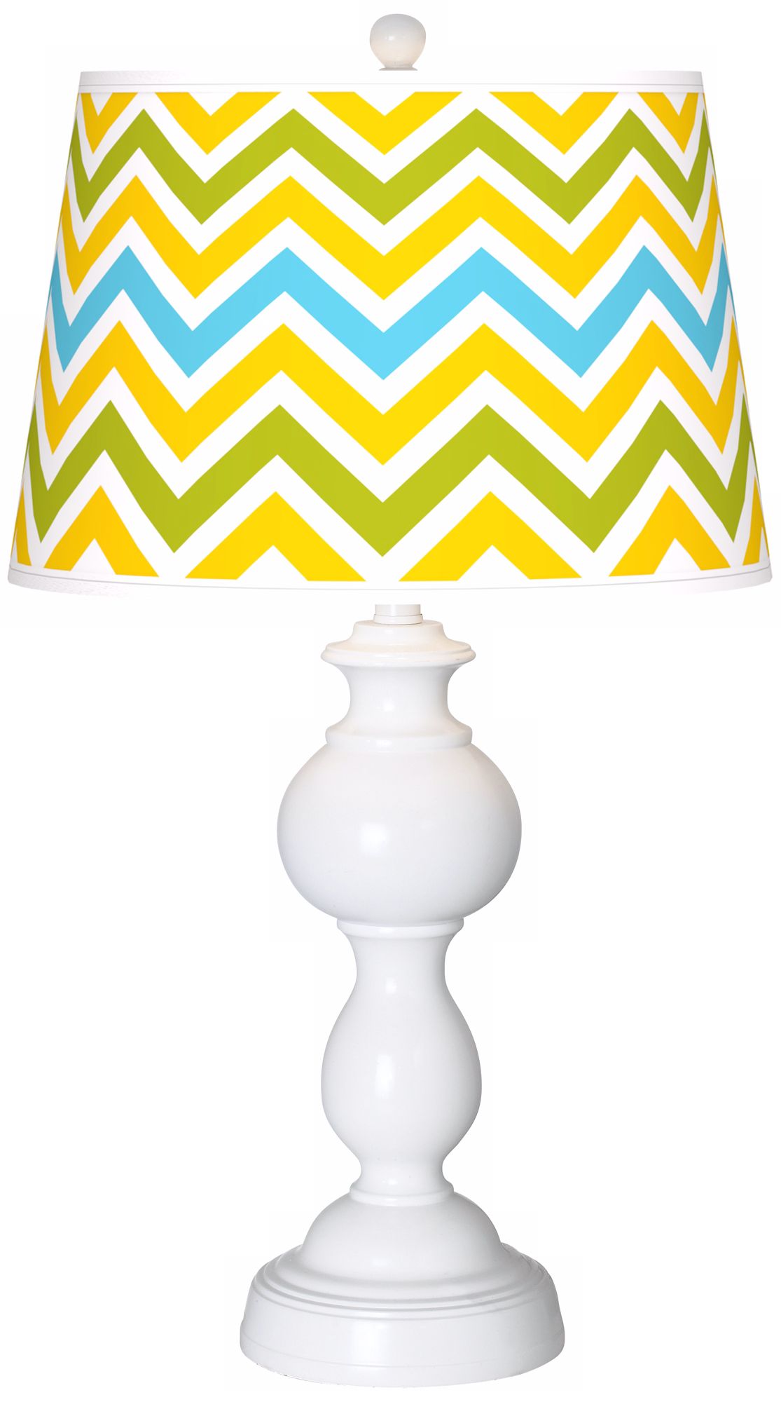 Citrus Zig Zag Giclee Sutton Table Lamp