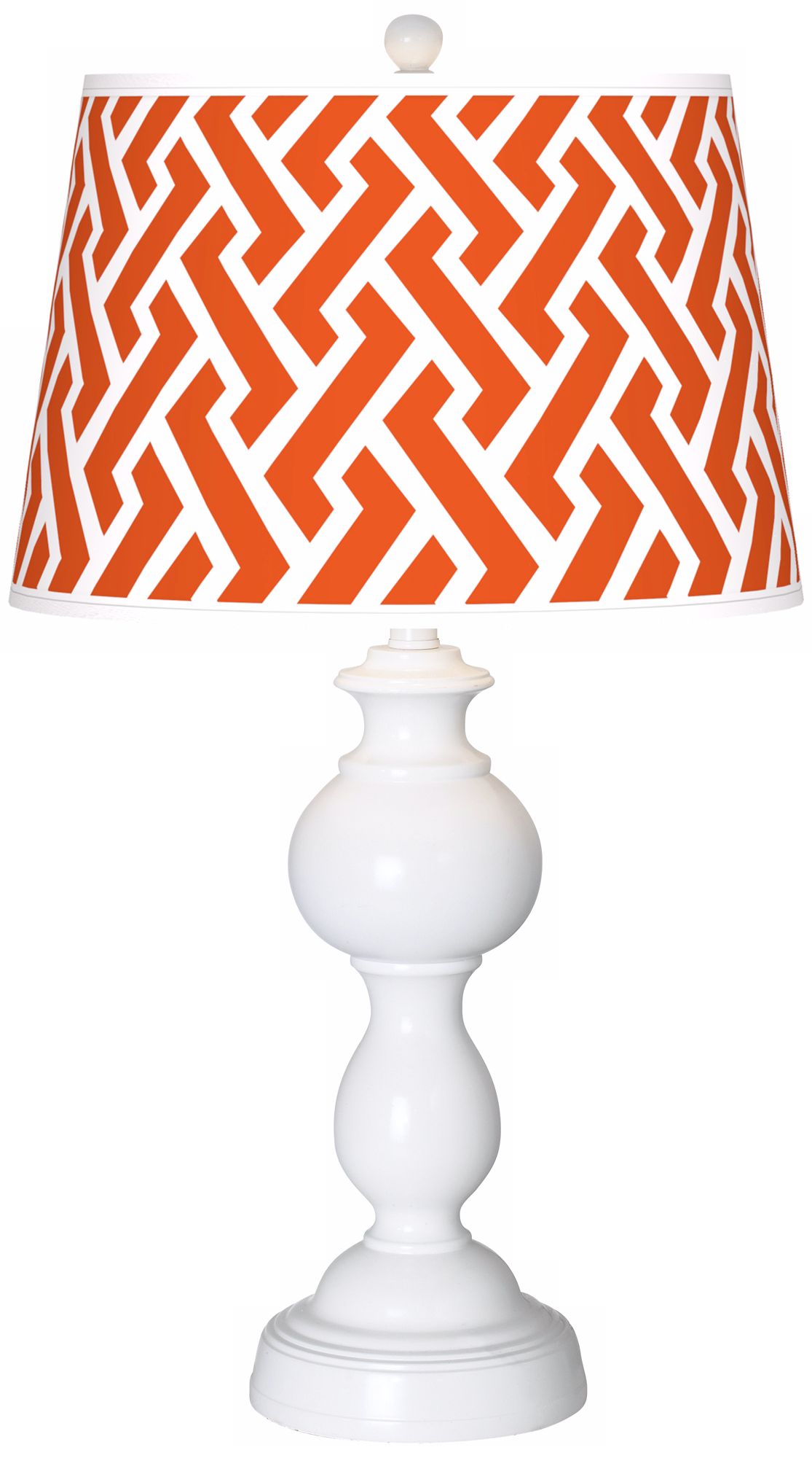 Red Brick Weave Giclee Sutton Table Lamp
