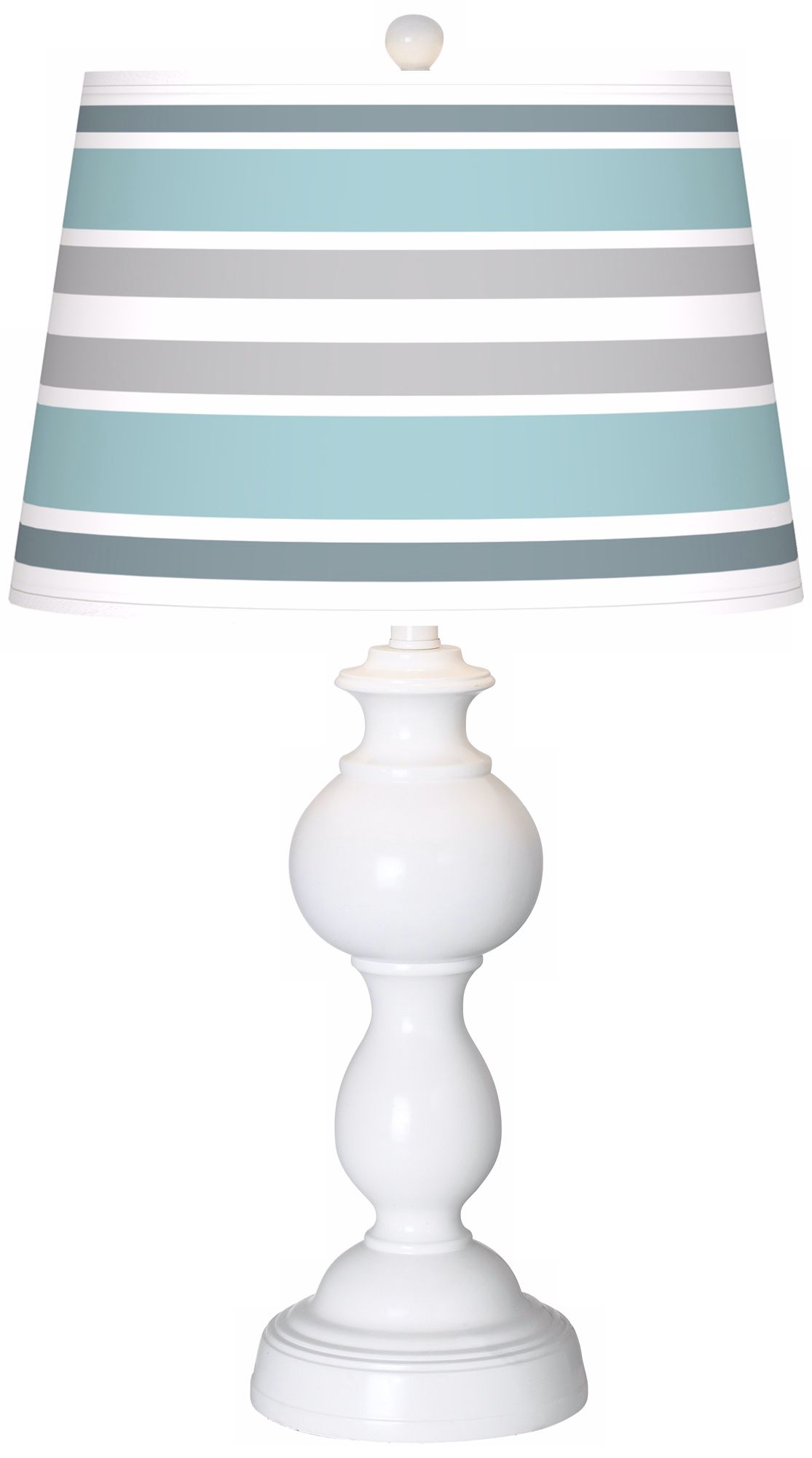 Multi Color Stripes Giclee Sutton Table Lamp
