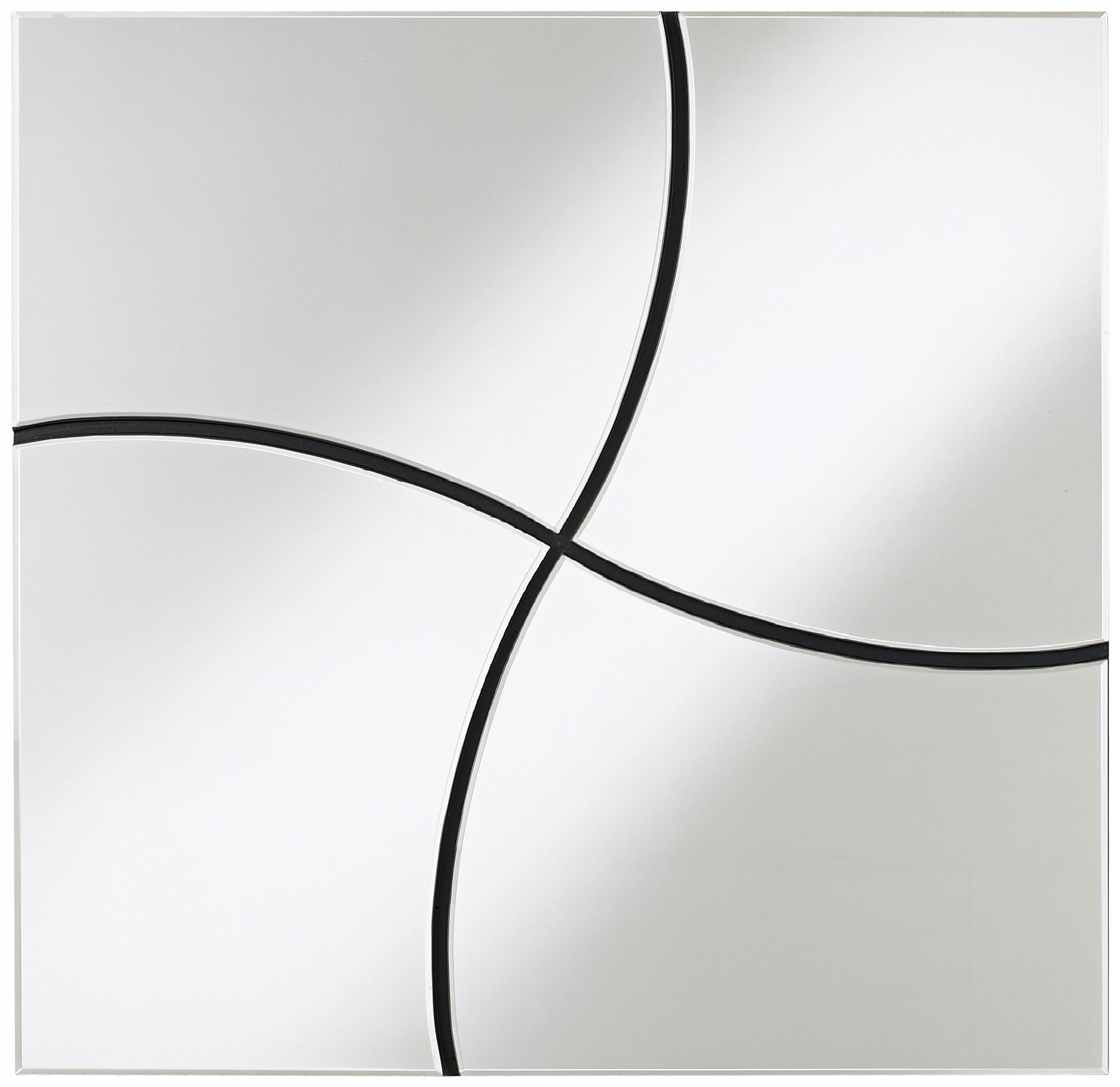 Cut Glass 30" Square Wall Mirror