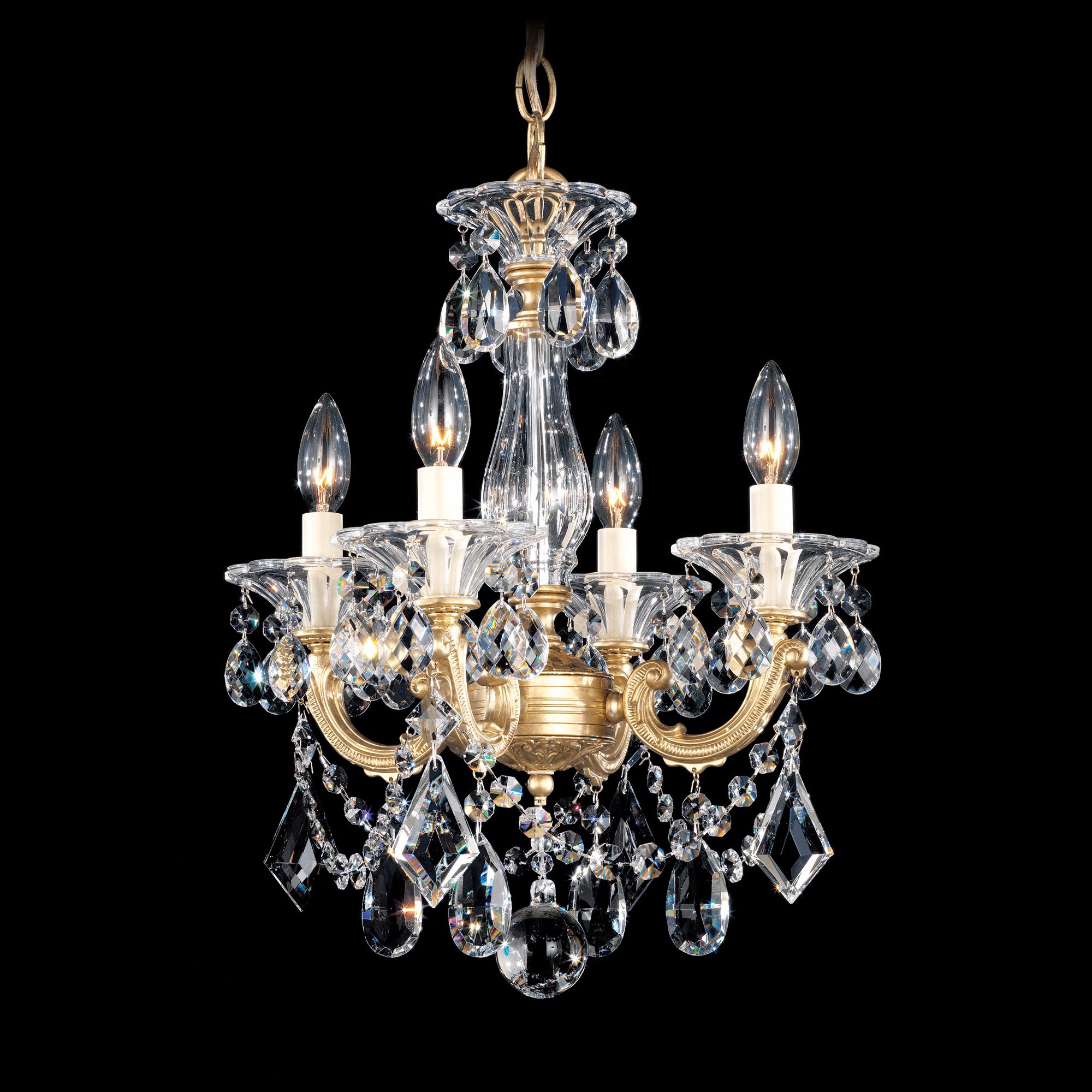 Schonbek La Scala Collection 16 1/2" Wide Crystal Chandelier
