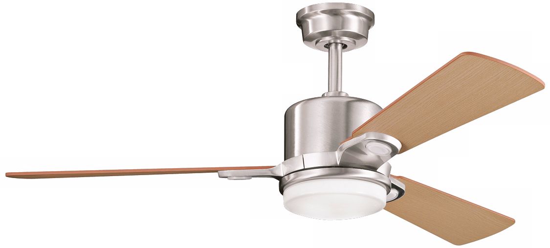 48" Kichler Celino Brushed Stainless Steel Ceiling Fan