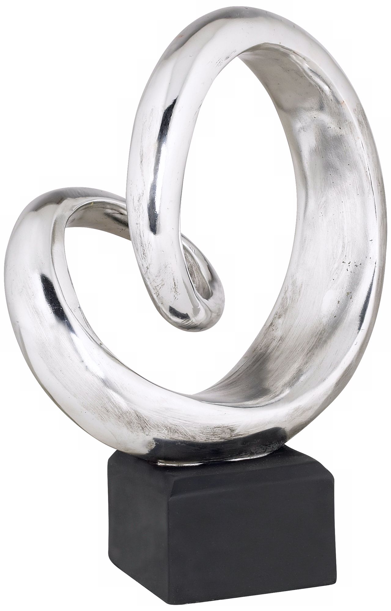 Silver Twist Sculpture