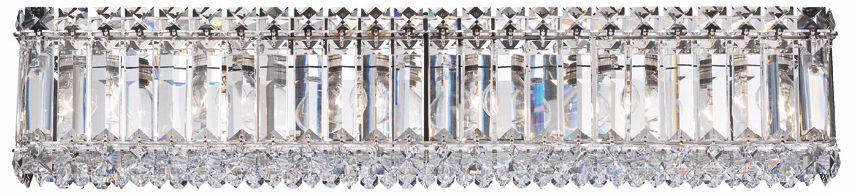 Schonbek Quantum Collection 24" Wide Crystal Bathroom Light