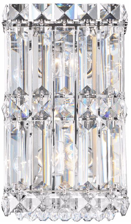 Schonbek Quantum Collection 9" High Crystal Wall Sconce