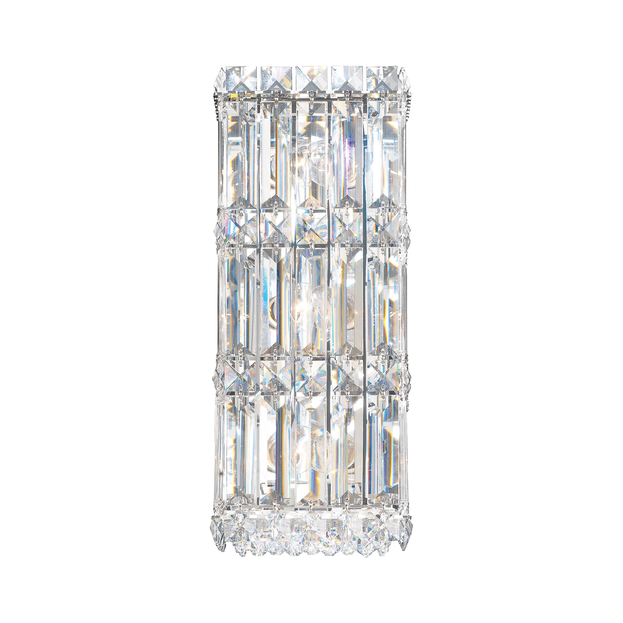 Schonbek Quantum Collection 13" High Crystal Wall Sconce