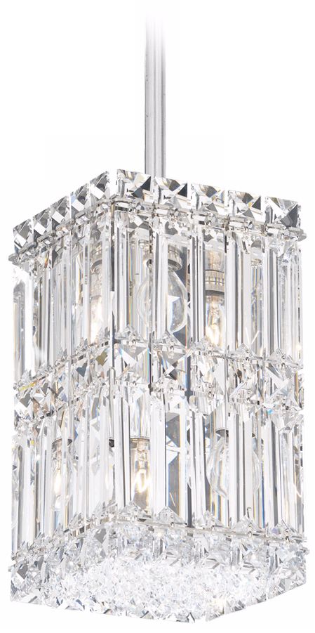 Schonbek Quantum Collection 5 1/2" Wide Crystal Mini Pendant
